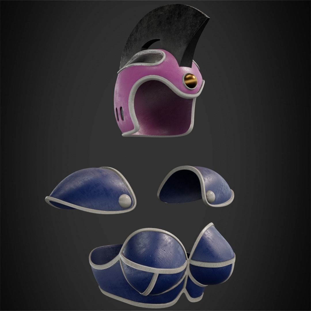 Chi-Chi Battle Armor for Cosplay 3D print model_9