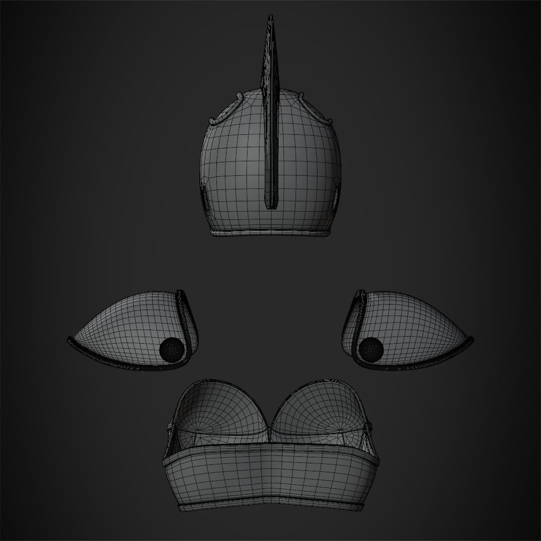 Chi-Chi Battle Armor for Cosplay 3D print model_17