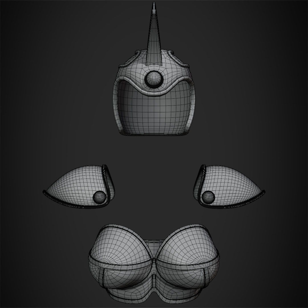 Chi-Chi Battle Armor for Cosplay 3D print model_13