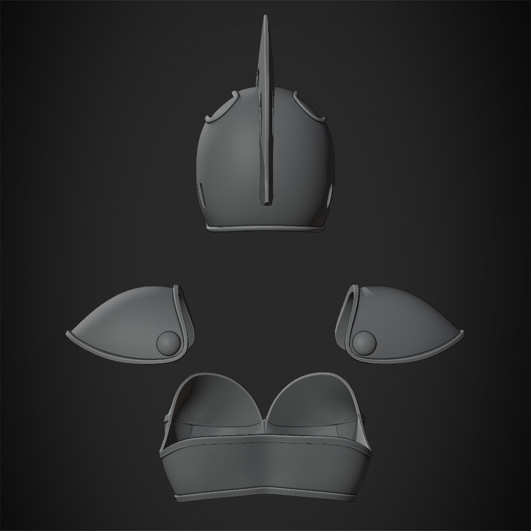 Chi-Chi Battle Armor for Cosplay 3D print model_16