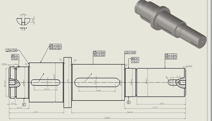 Vratilo cnc machine tool parts