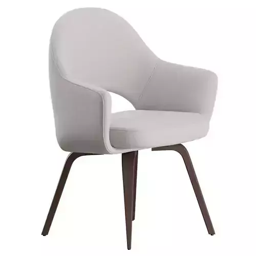 Saarinen Executive Armchair Wood by Knoll