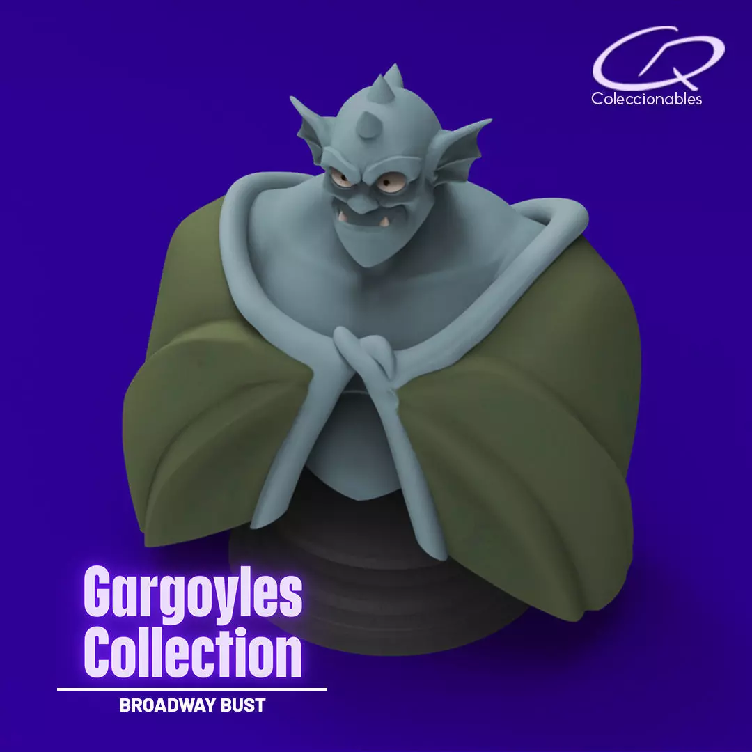 Gargoyles Collection - Broadway Bust 3D print model