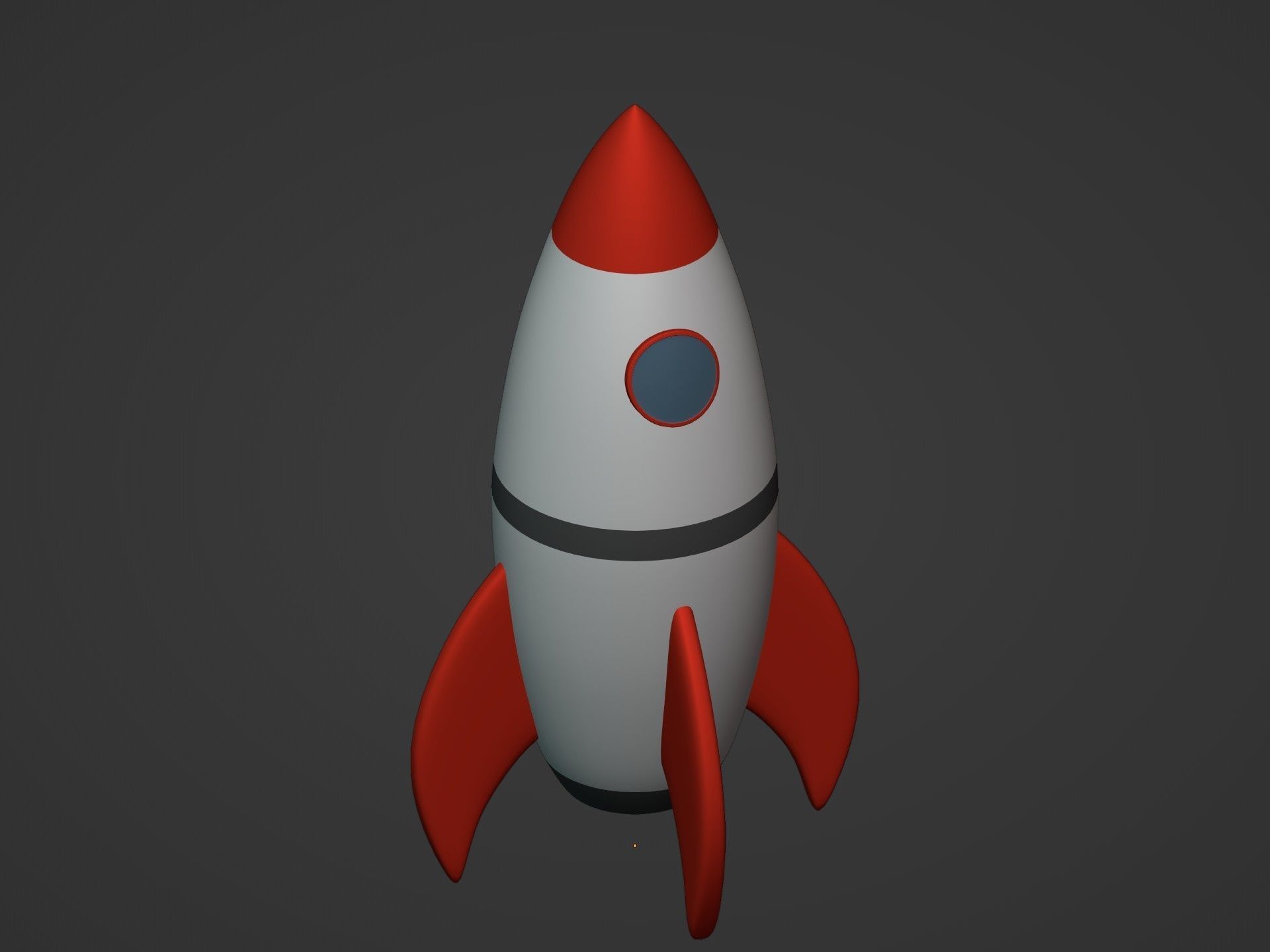 Cartoon Aircraft Pack - Rocket Hot Air Balloon Plane Helicopter Low-poly 3D model_23