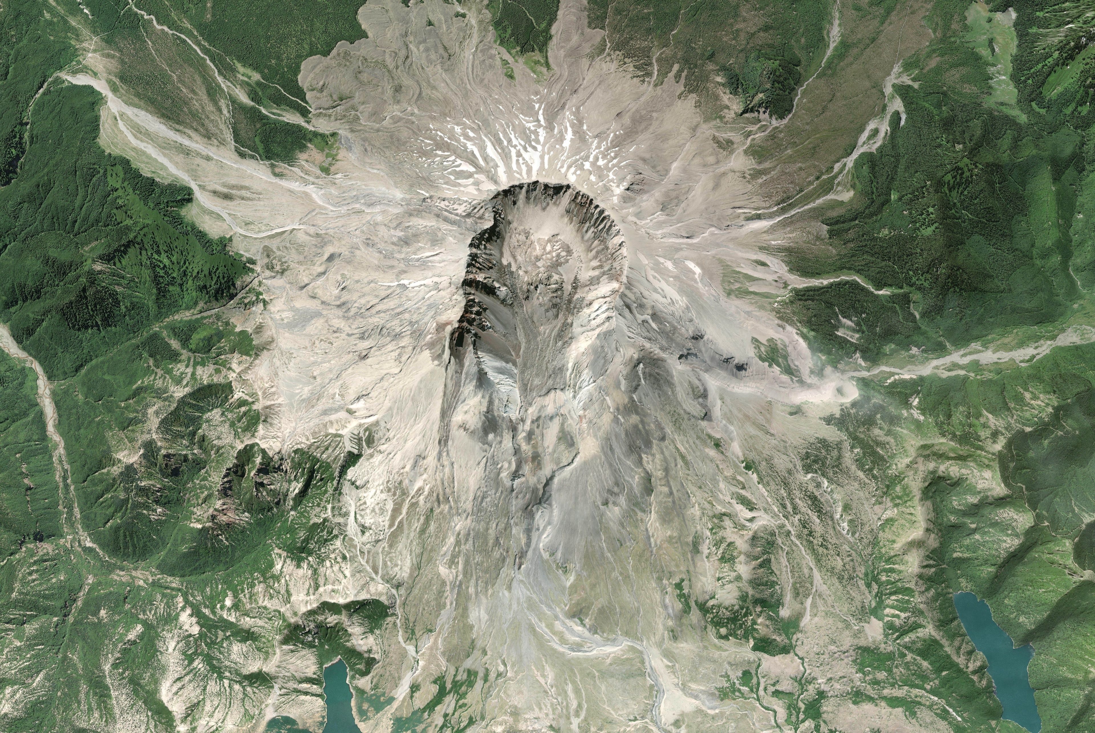 MOUNT ST HELENS VOLCANO 3D model_2