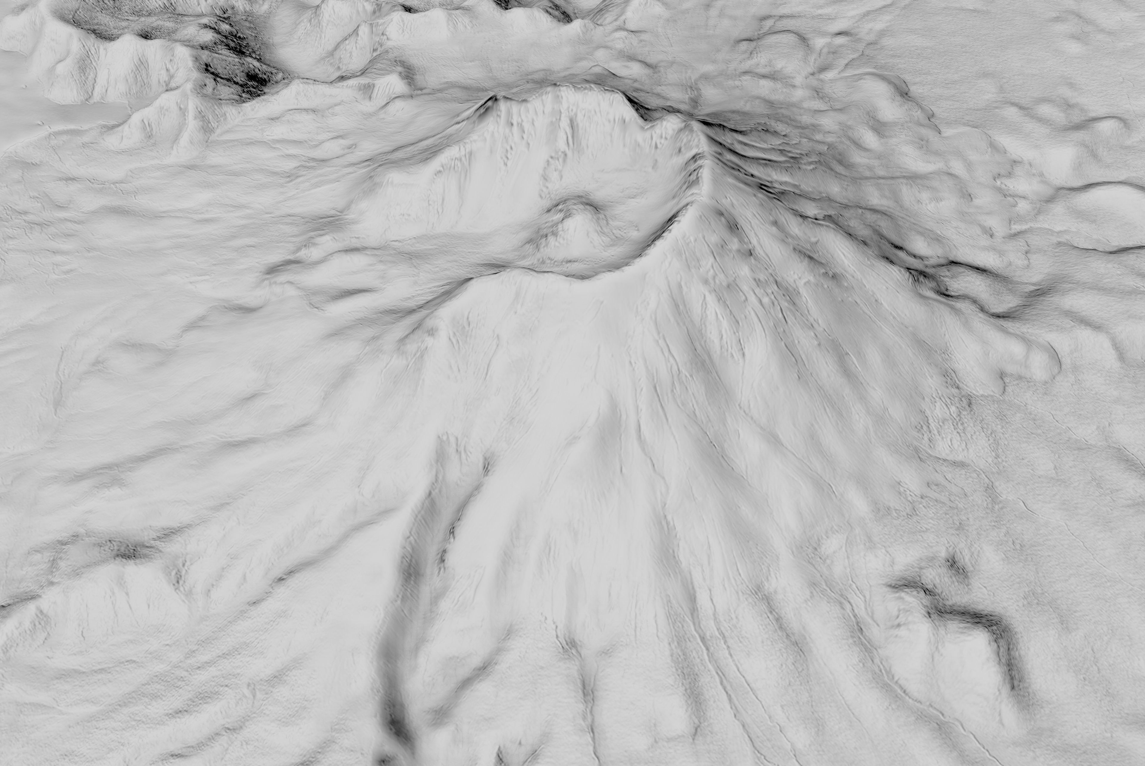 MOUNT ST HELENS VOLCANO 3D model_4