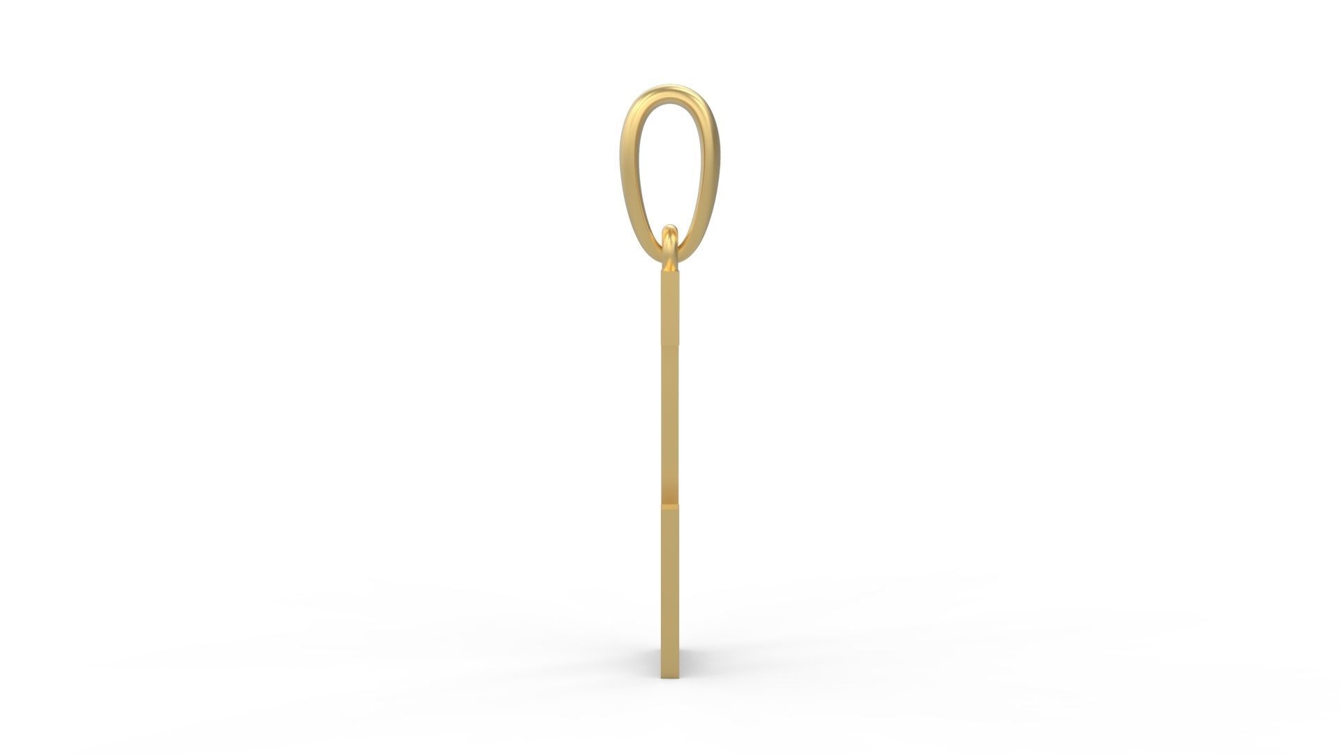 Initial Letters Pendant Singa Serif Regular C 3D print model_2