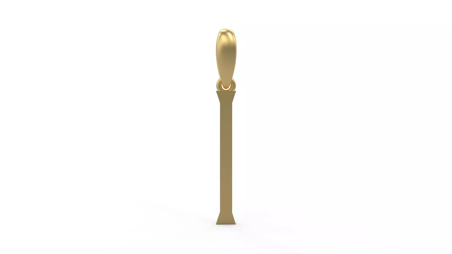 Initial Letters Pendant Singa Serif Regular I 3D print model
