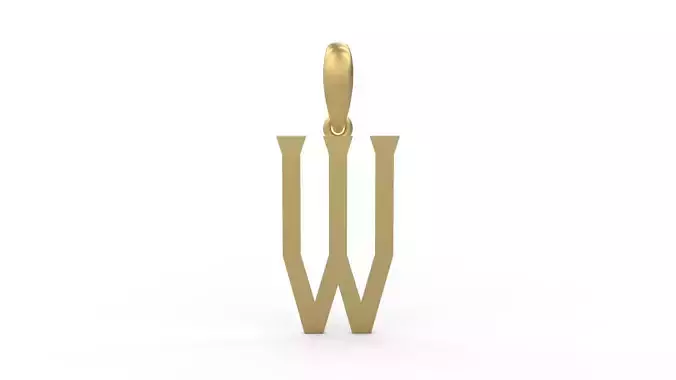 Initial Letters Pendant Singa Serif Regular W