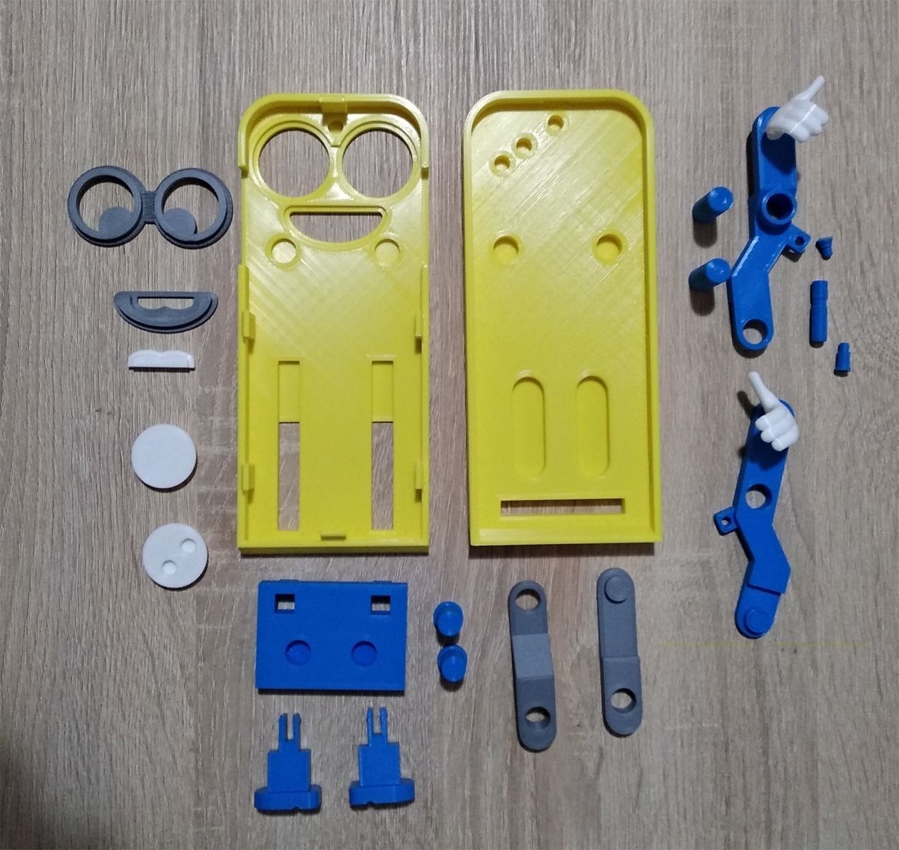 Printable Cartoonish Mobile Holder With Moving Parts  3D print model_11