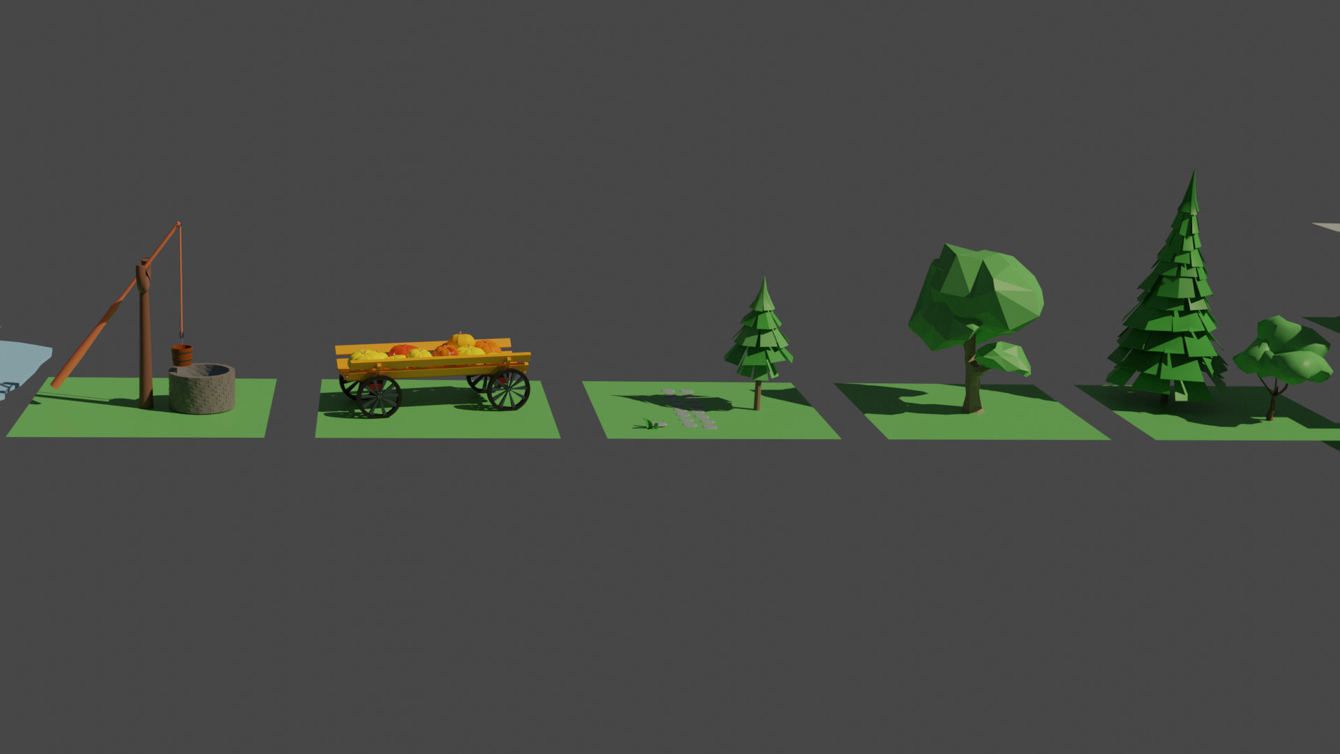 village simpsons house Low-poly 3D model_13