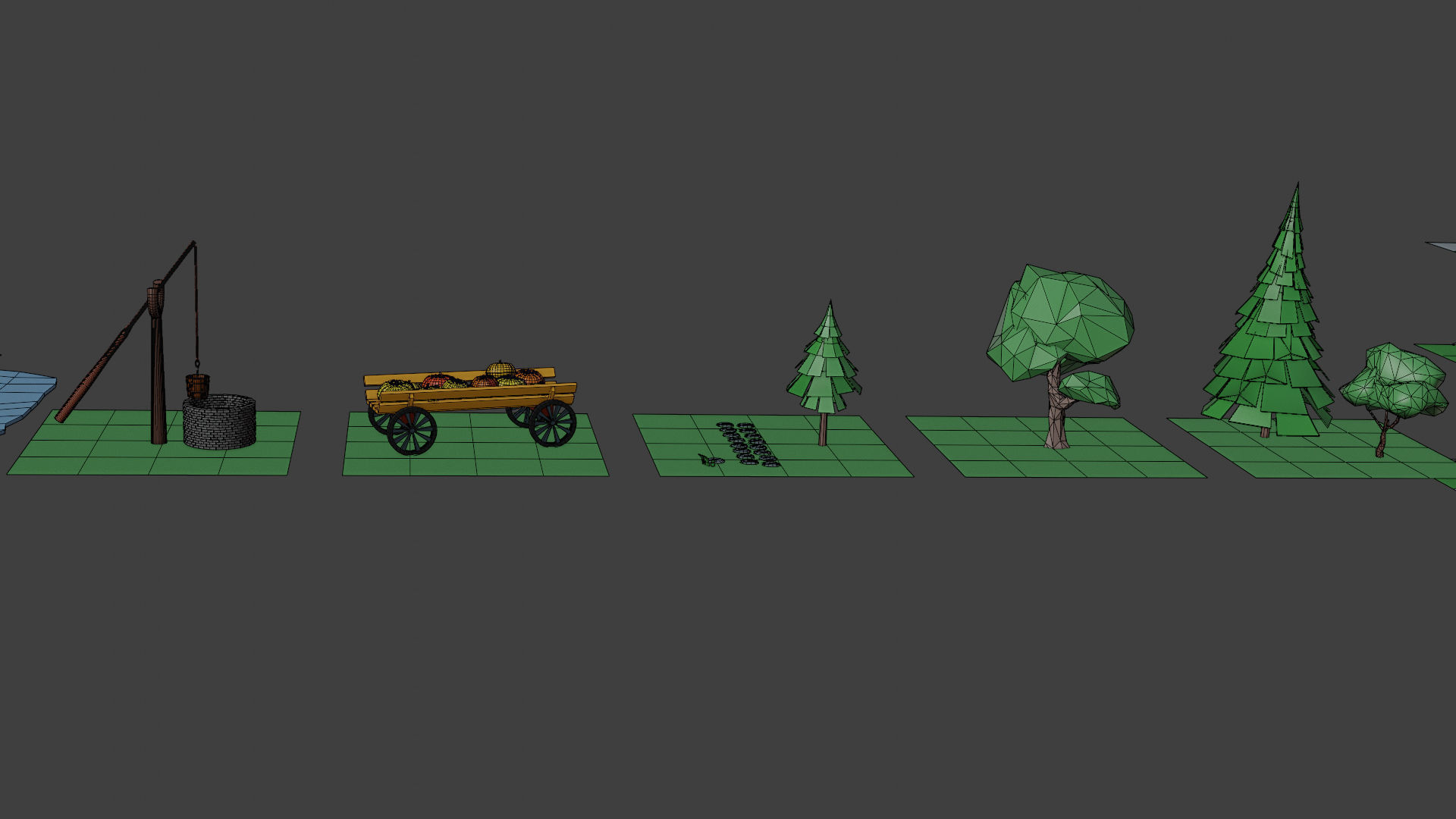 village simpsons house Low-poly 3D model_19