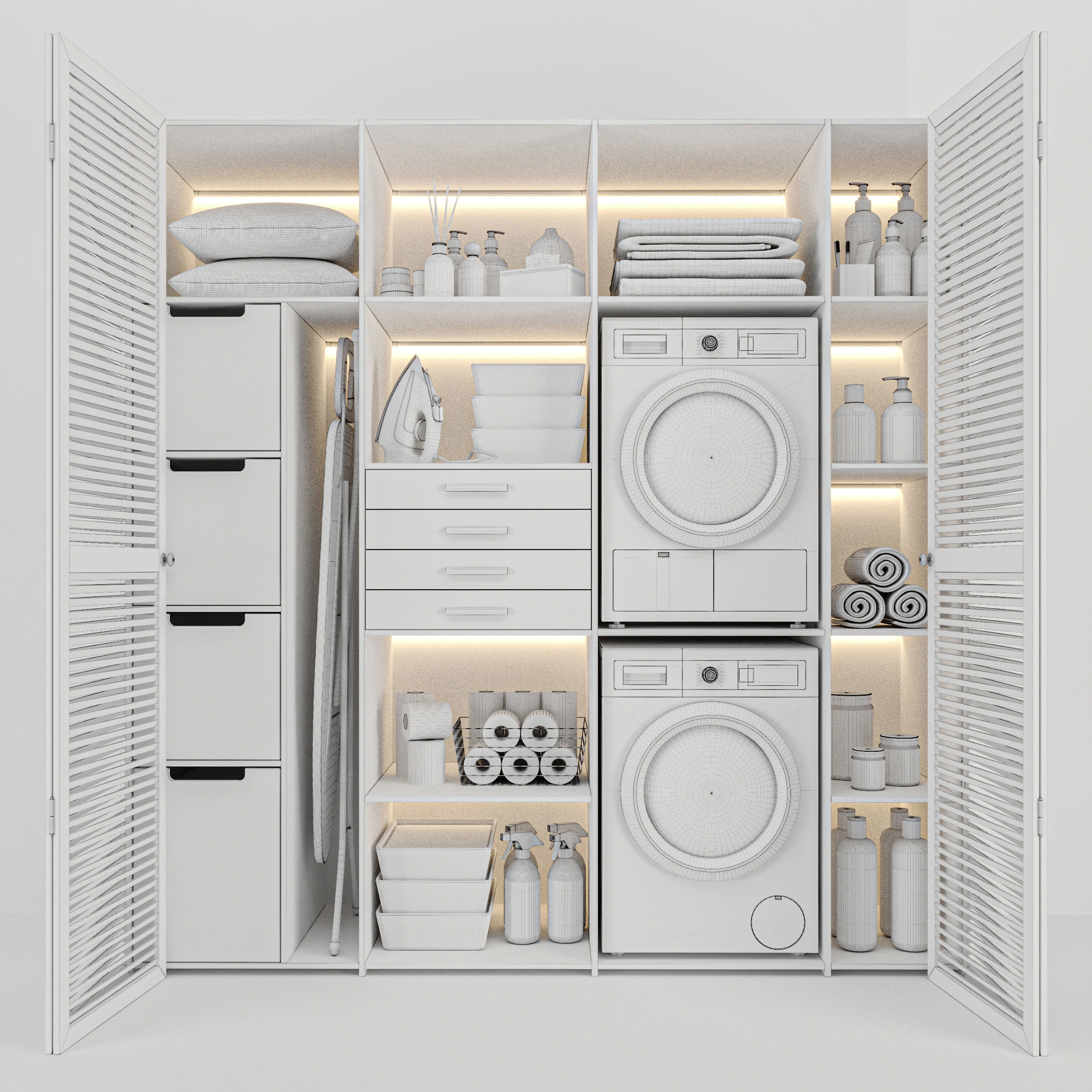 Laundry Room 3D model_3