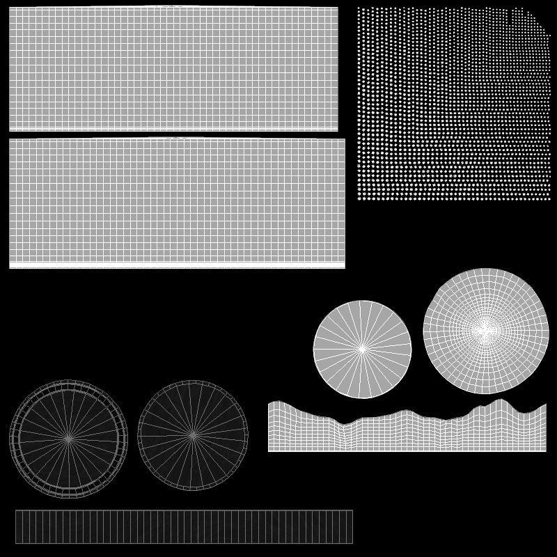 Snowglobe with cycled animated snowfall on dark background Low-poly 3D model_6