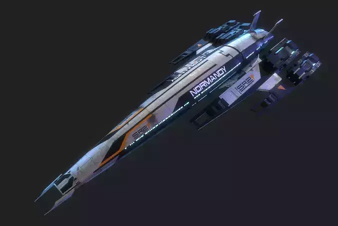Normandy SR-2  Mass Effect  3D model