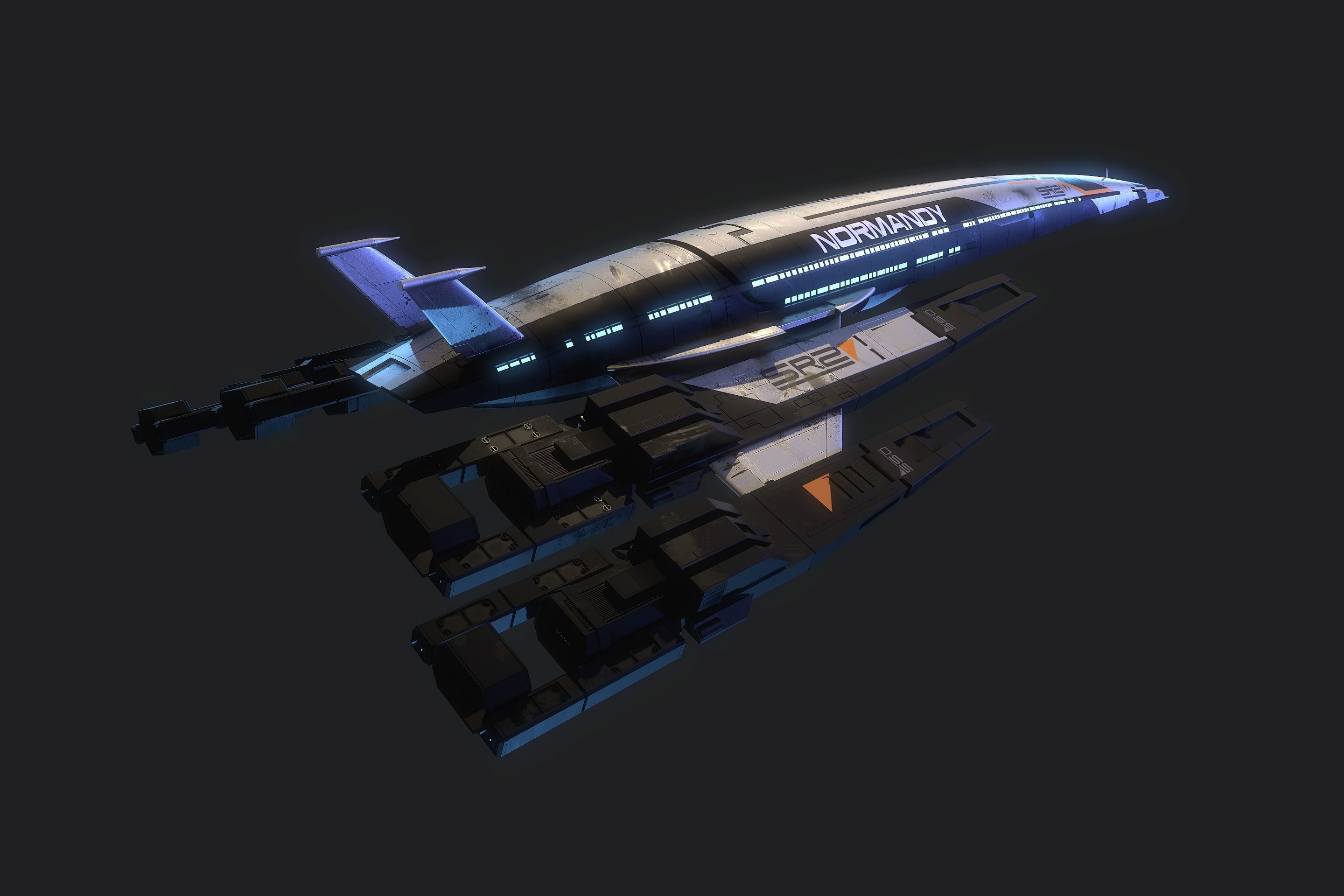 Normandy SR-2  Mass Effect  3D model_3