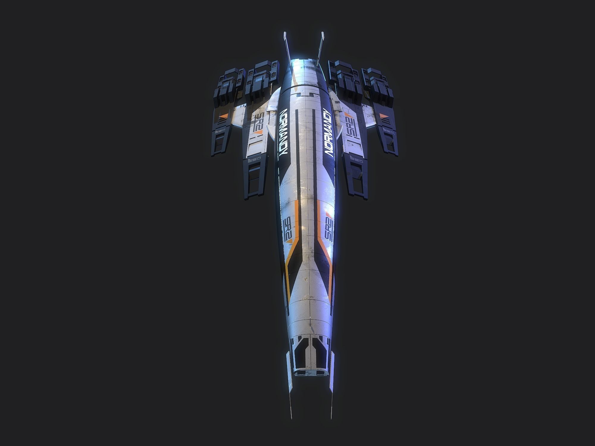 Normandy SR-2  Mass Effect  3D model_9