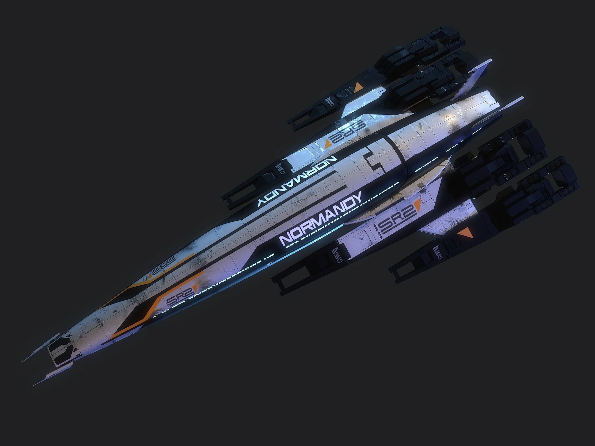 Normandy SR-2  Mass Effect  3D model_5