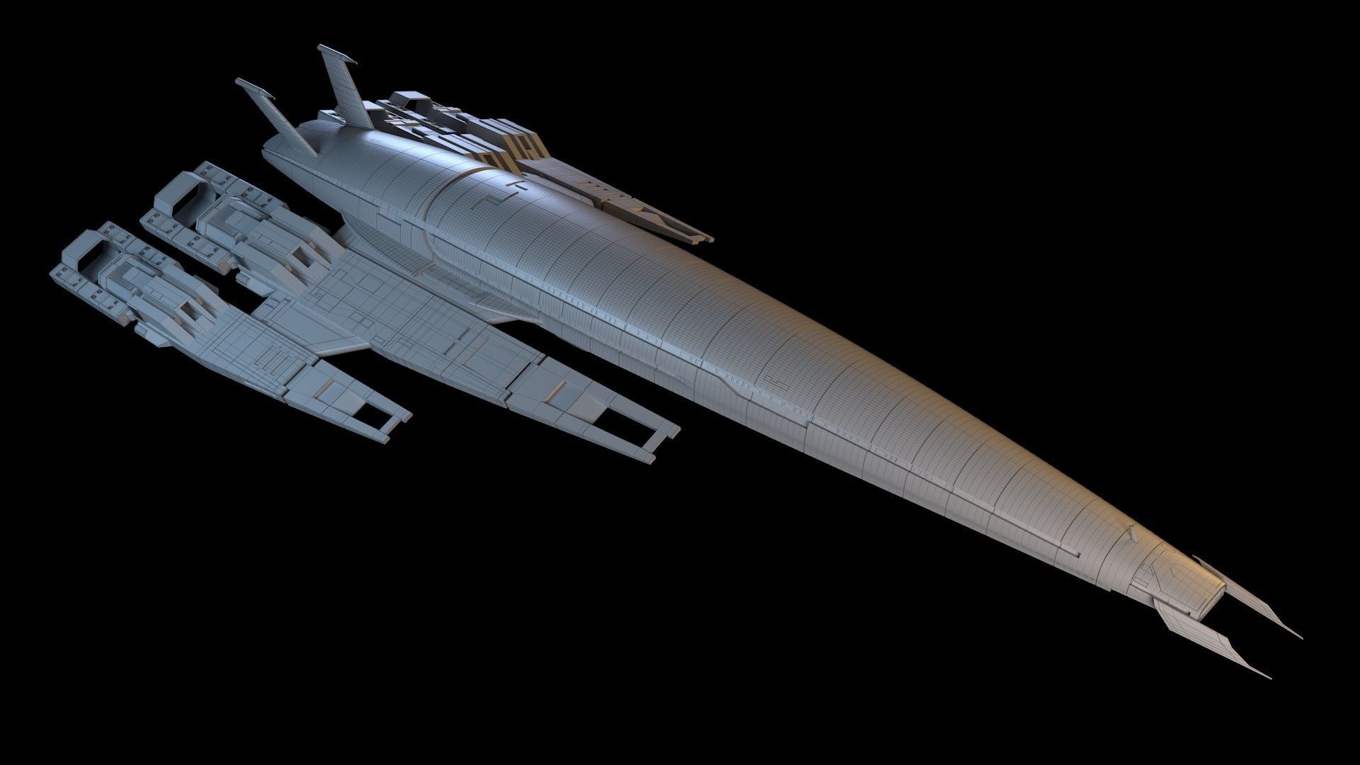 Normandy SR-2  Mass Effect  3D model_14
