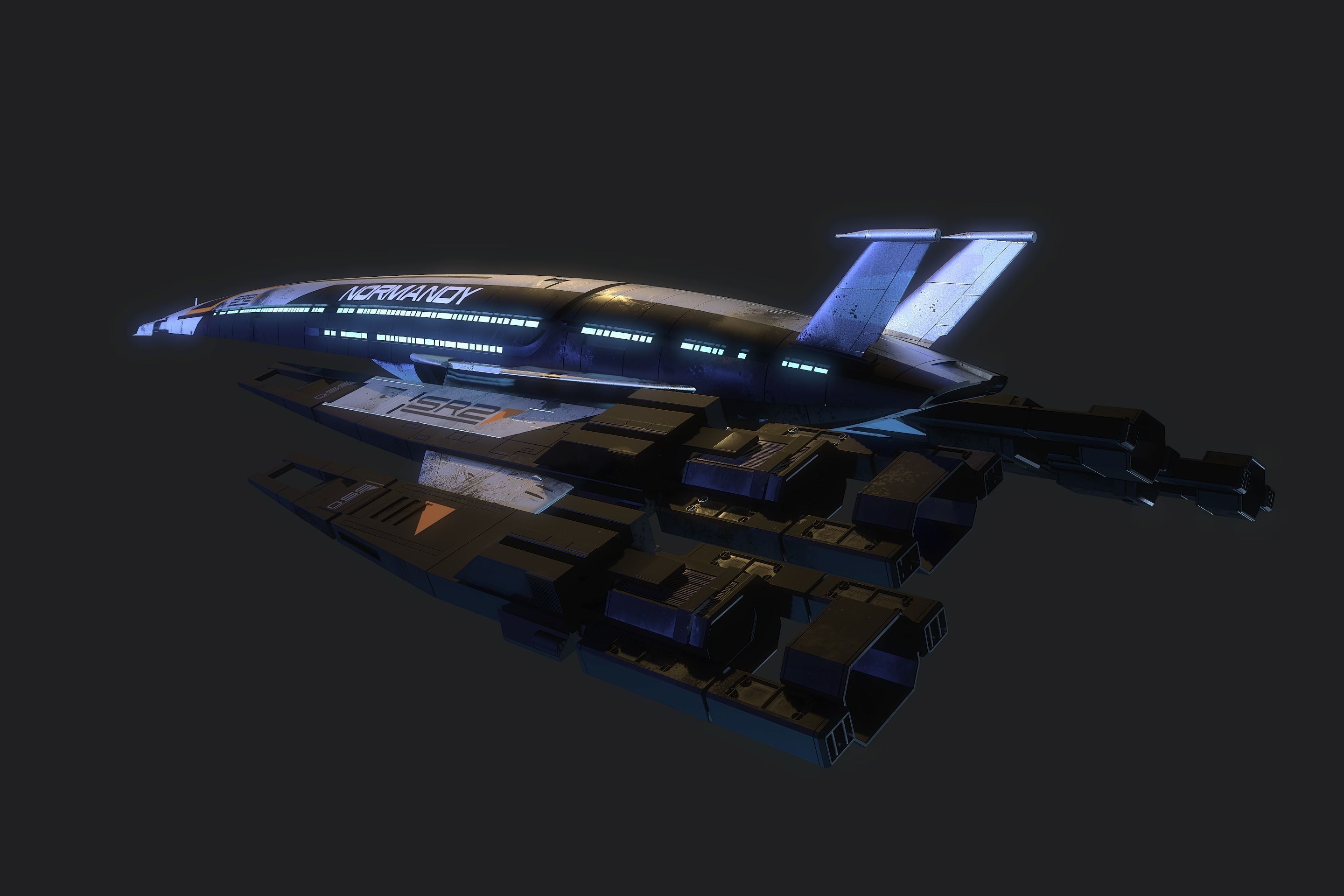 Normandy SR-2  Mass Effect  3D model_4