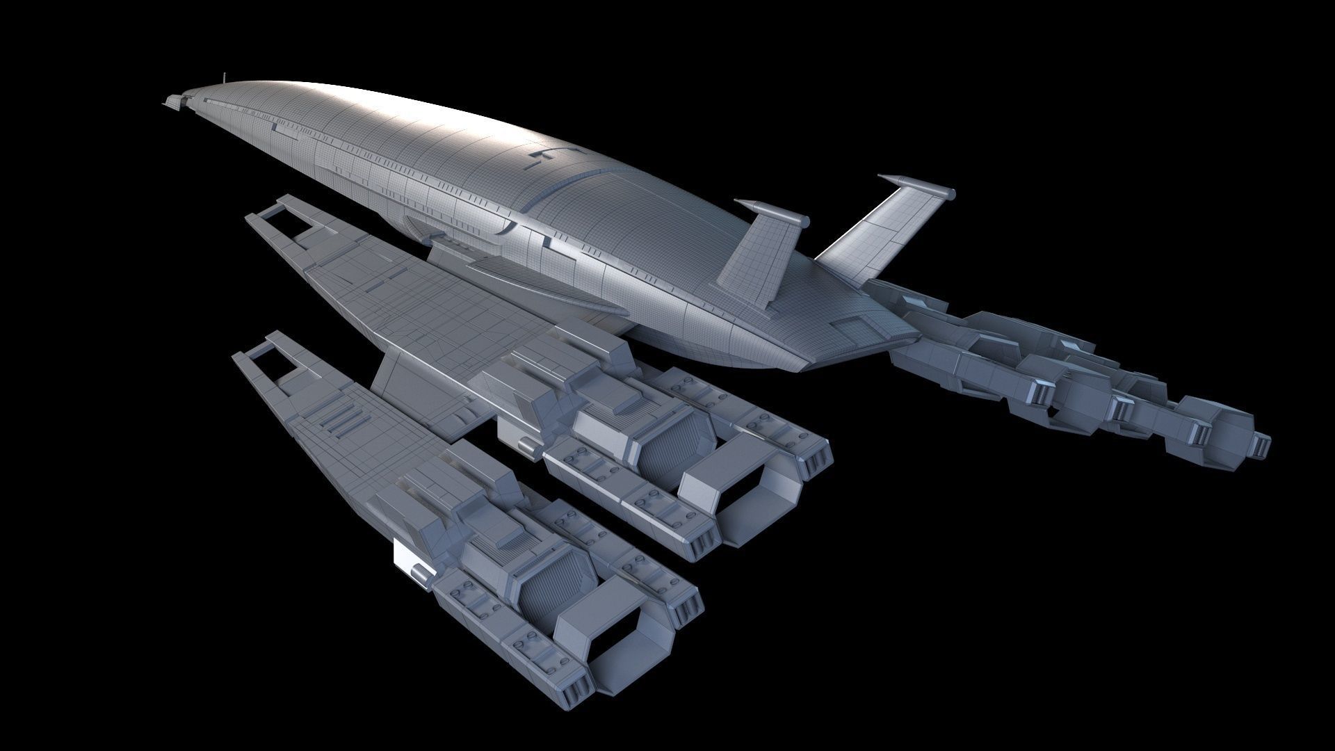 Normandy SR-2  Mass Effect  3D model_16