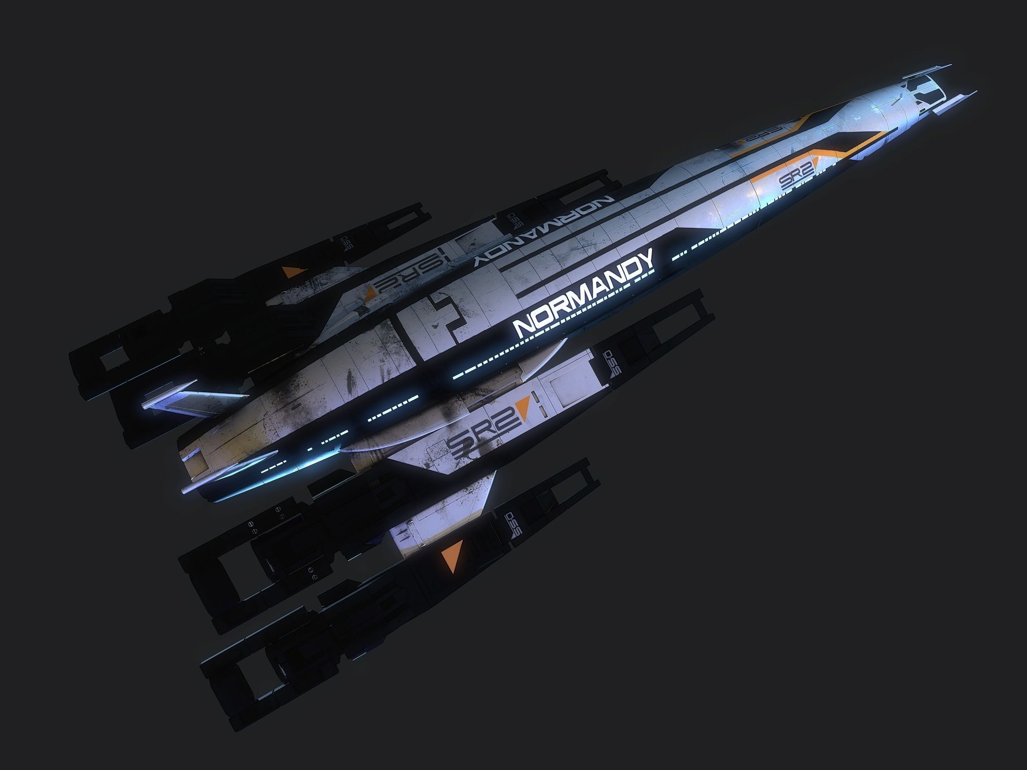 Normandy SR-2  Mass Effect  3D model_8