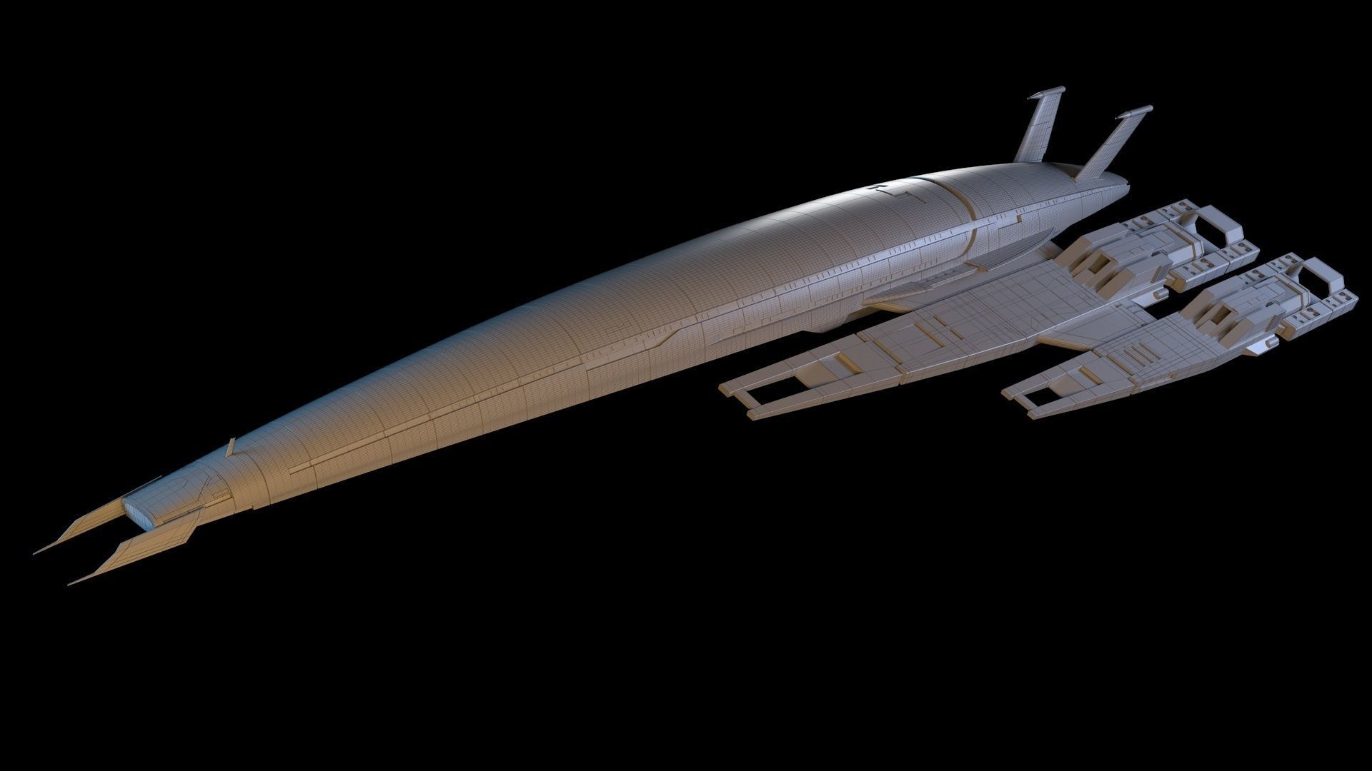Normandy SR-2  Mass Effect  3D model_13
