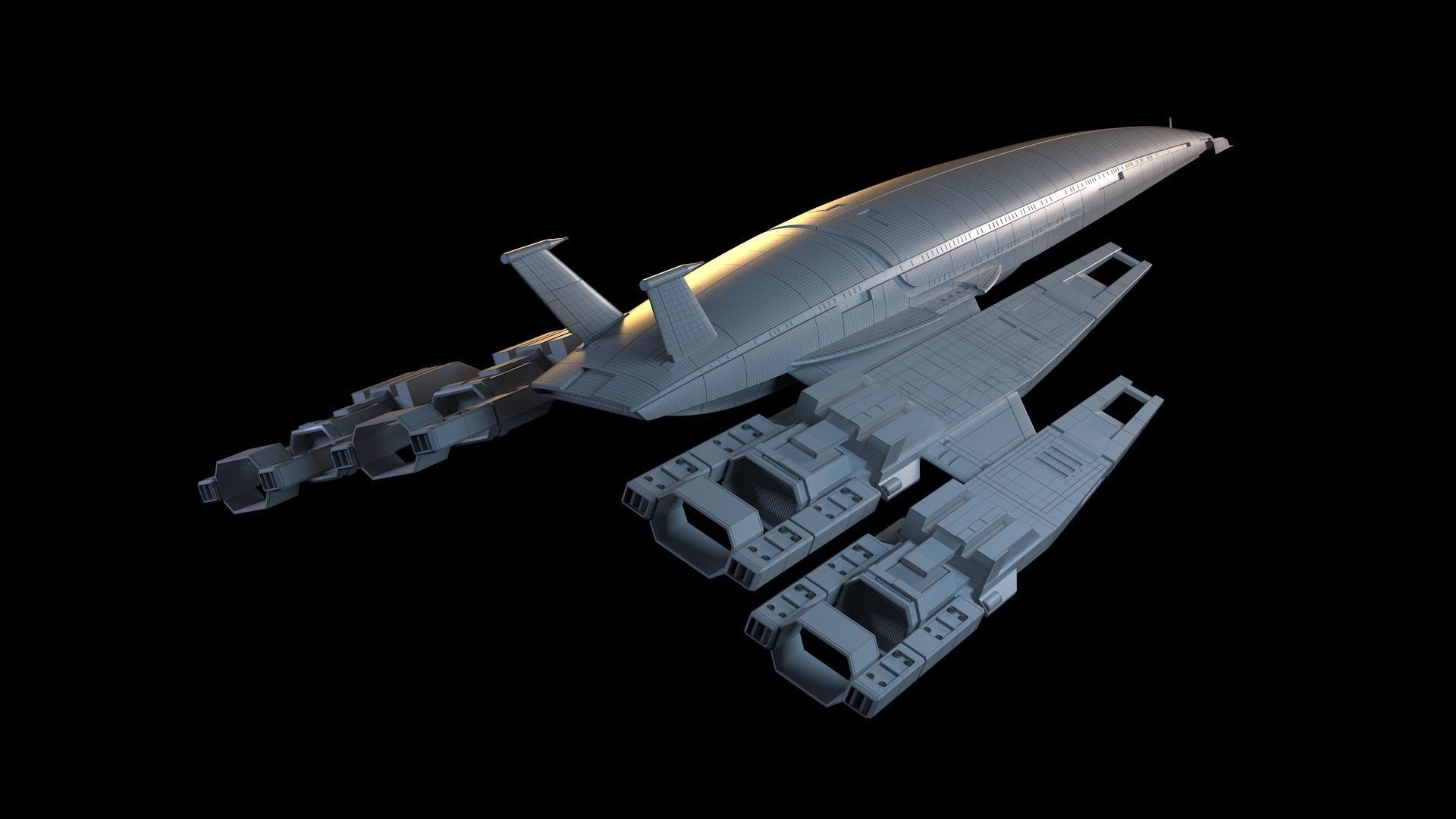 Normandy SR-2  Mass Effect  3D model_15