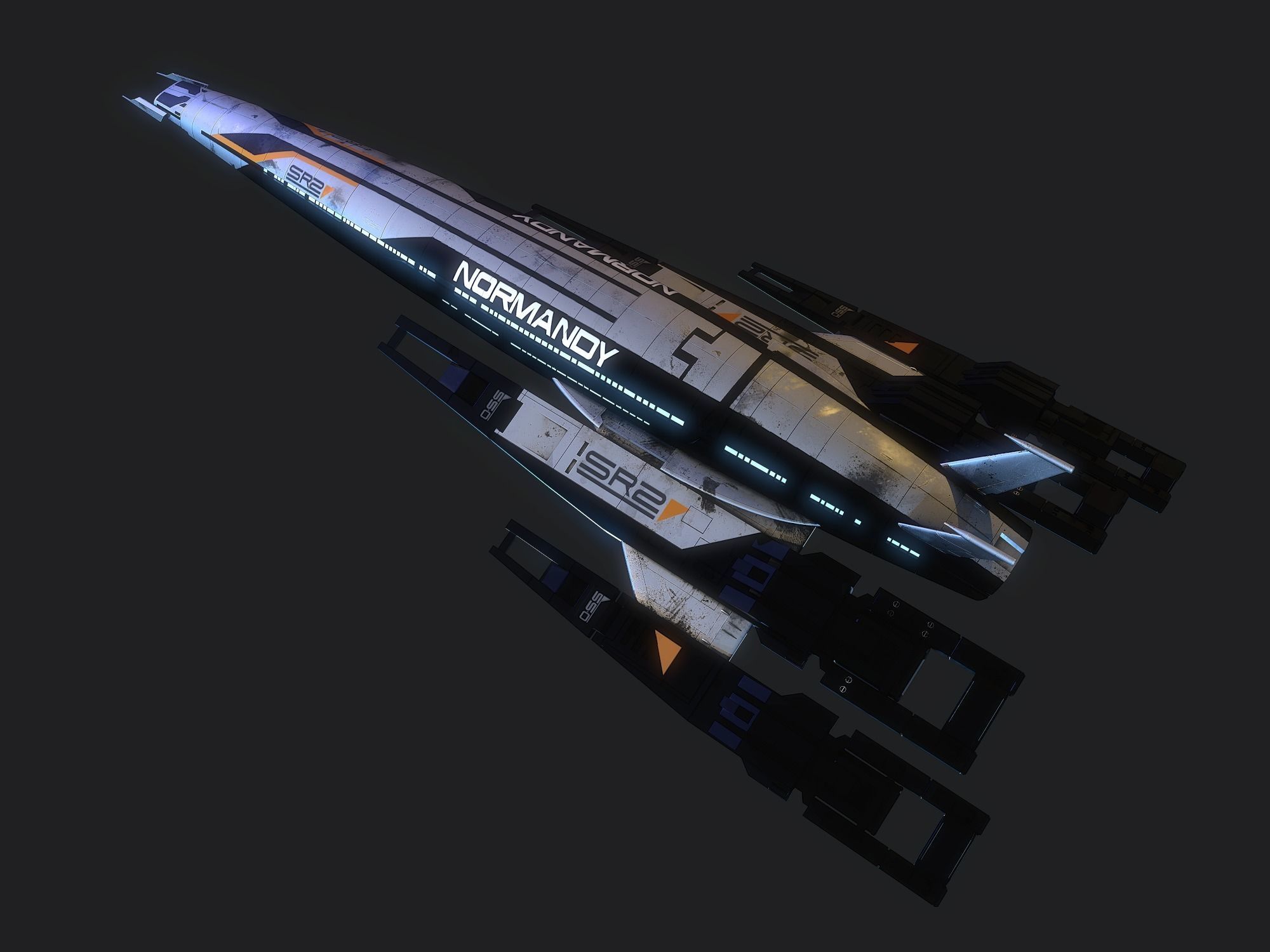 Normandy SR-2  Mass Effect  3D model_6