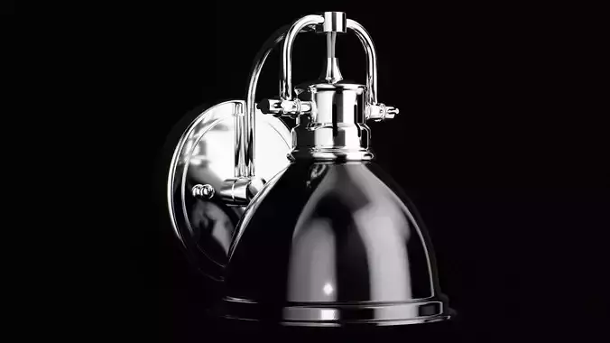 Golden Lighting 3602 BA1 Chrome Black