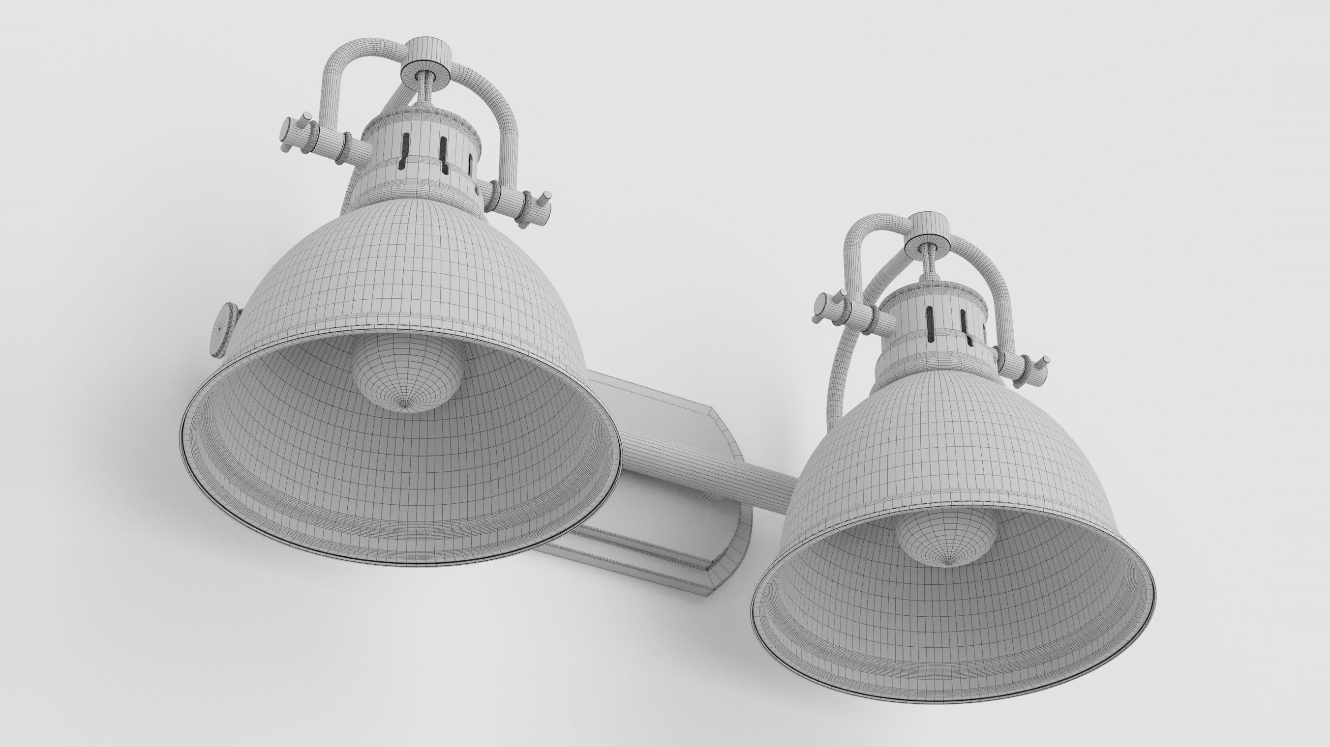  Golden Lighting 3602 BA2 Chrome Black 3D model_9