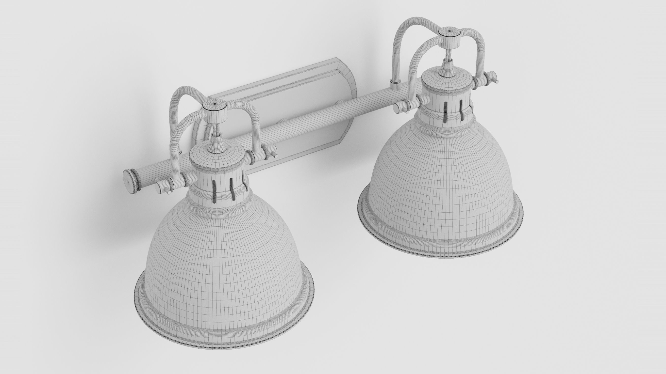  Golden Lighting 3602 BA2 Chrome Black 3D model_5