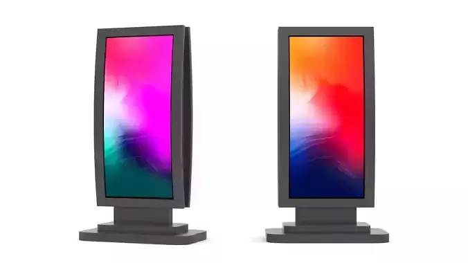 Electronic Kiosk 3D model