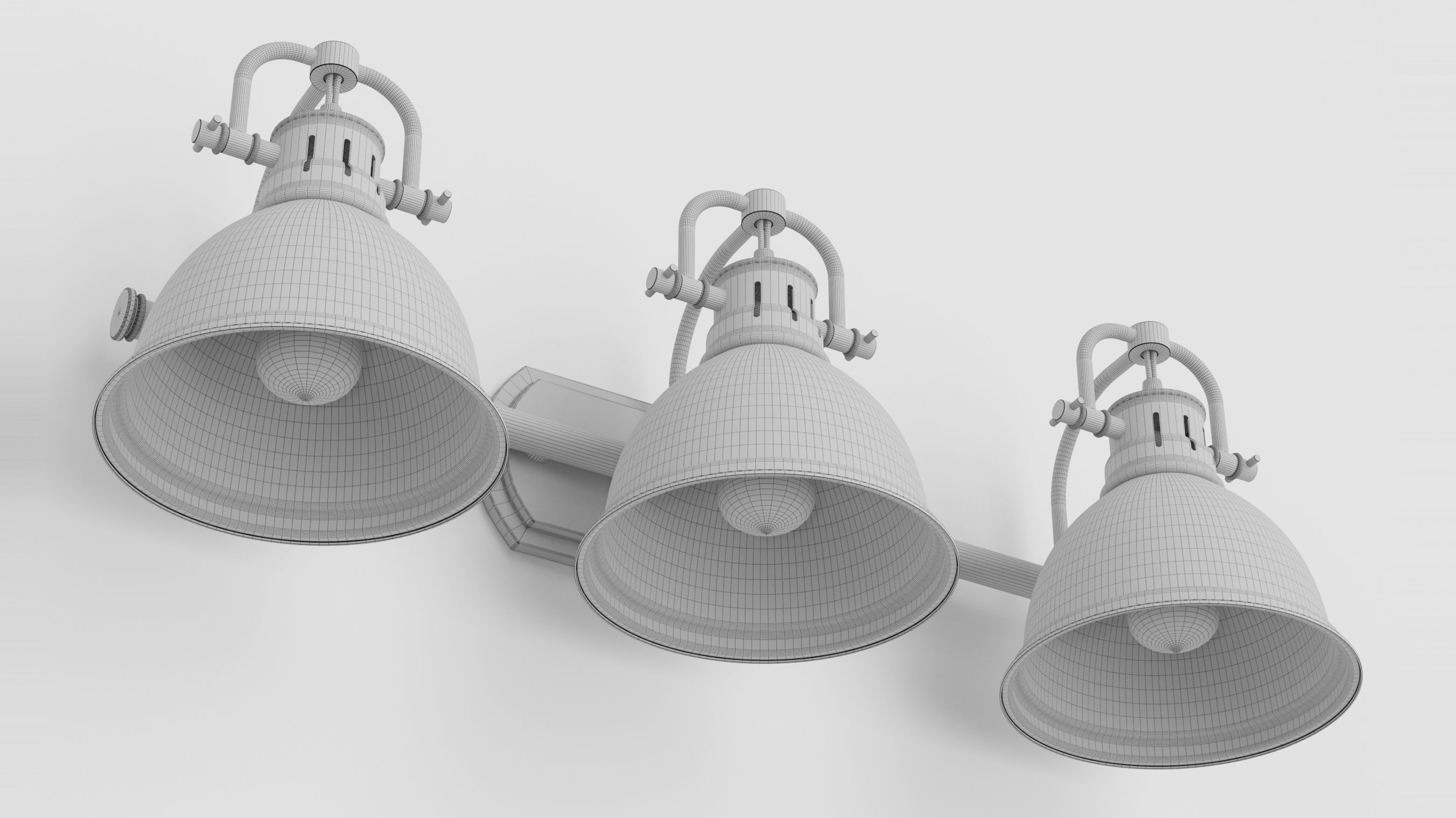 Golden Lighting 3602 BA3 Chrome Black 3D model_11