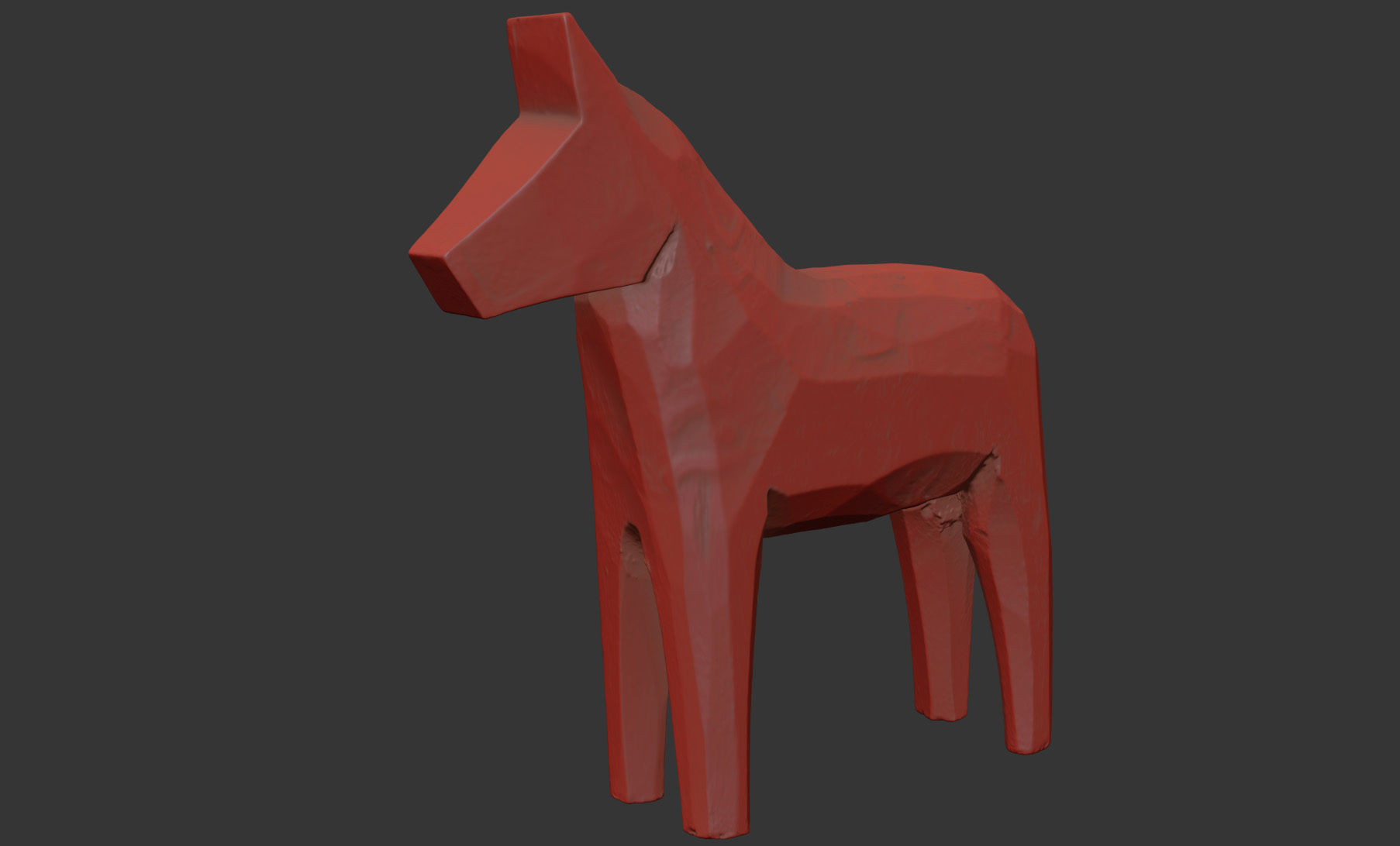 Wooden Horse 3D model_12
