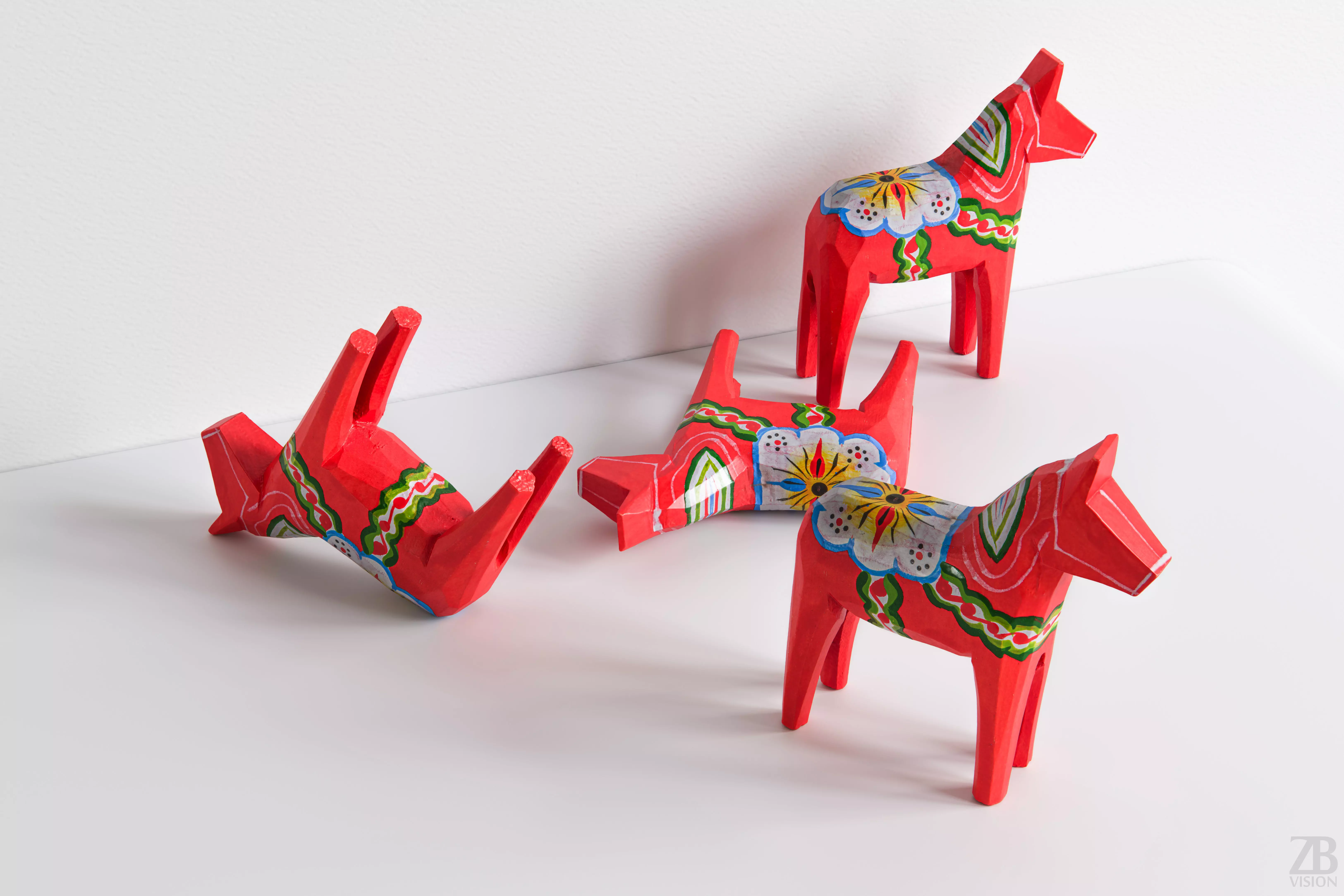 Wooden Horse 3D model_0