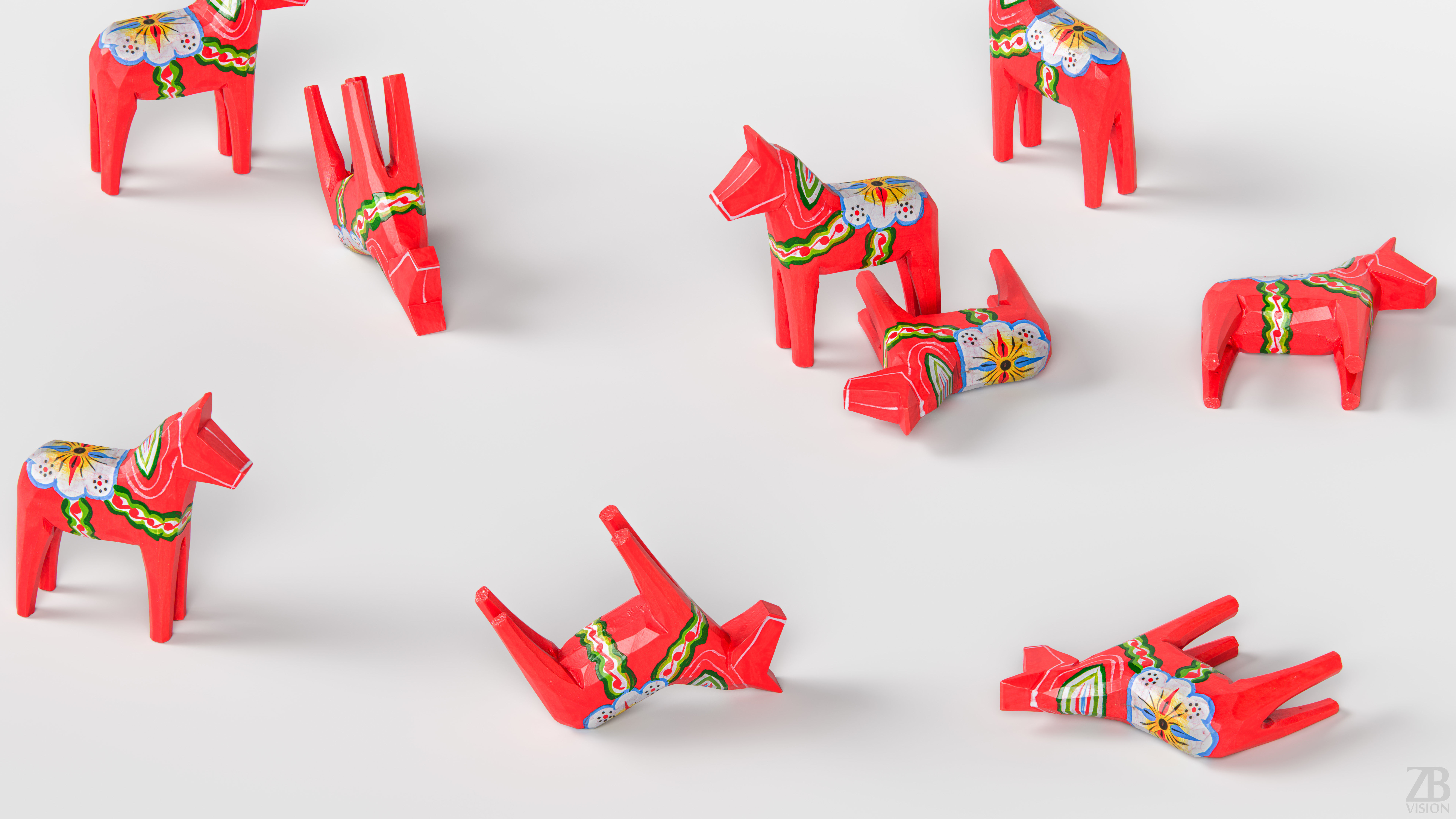 Wooden Horse 3D model_2