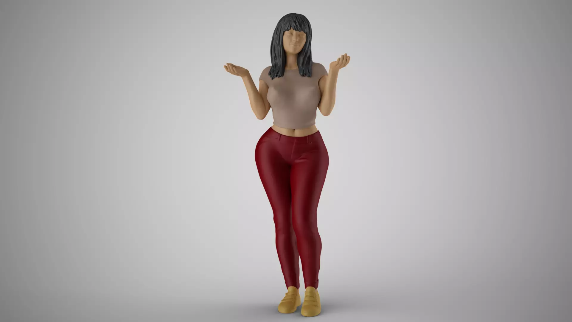 Unaware Woman 2 3D print model_0
