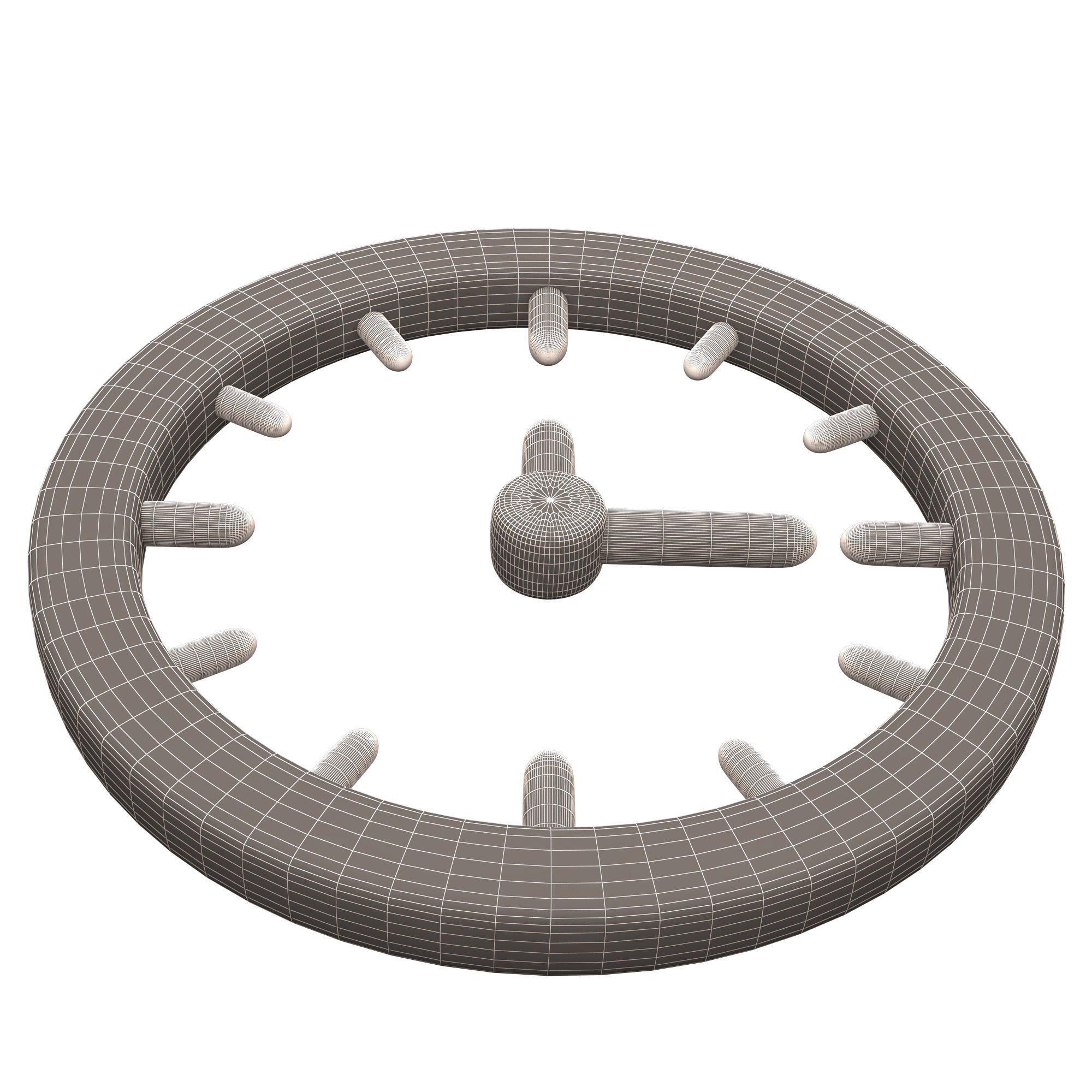 3D model Clock Icon 02 VR / AR / low-poly | CGTrader