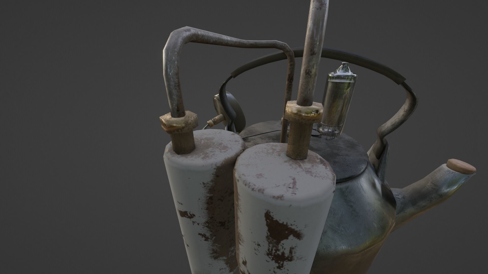 sci-fi kettle 3D model_2