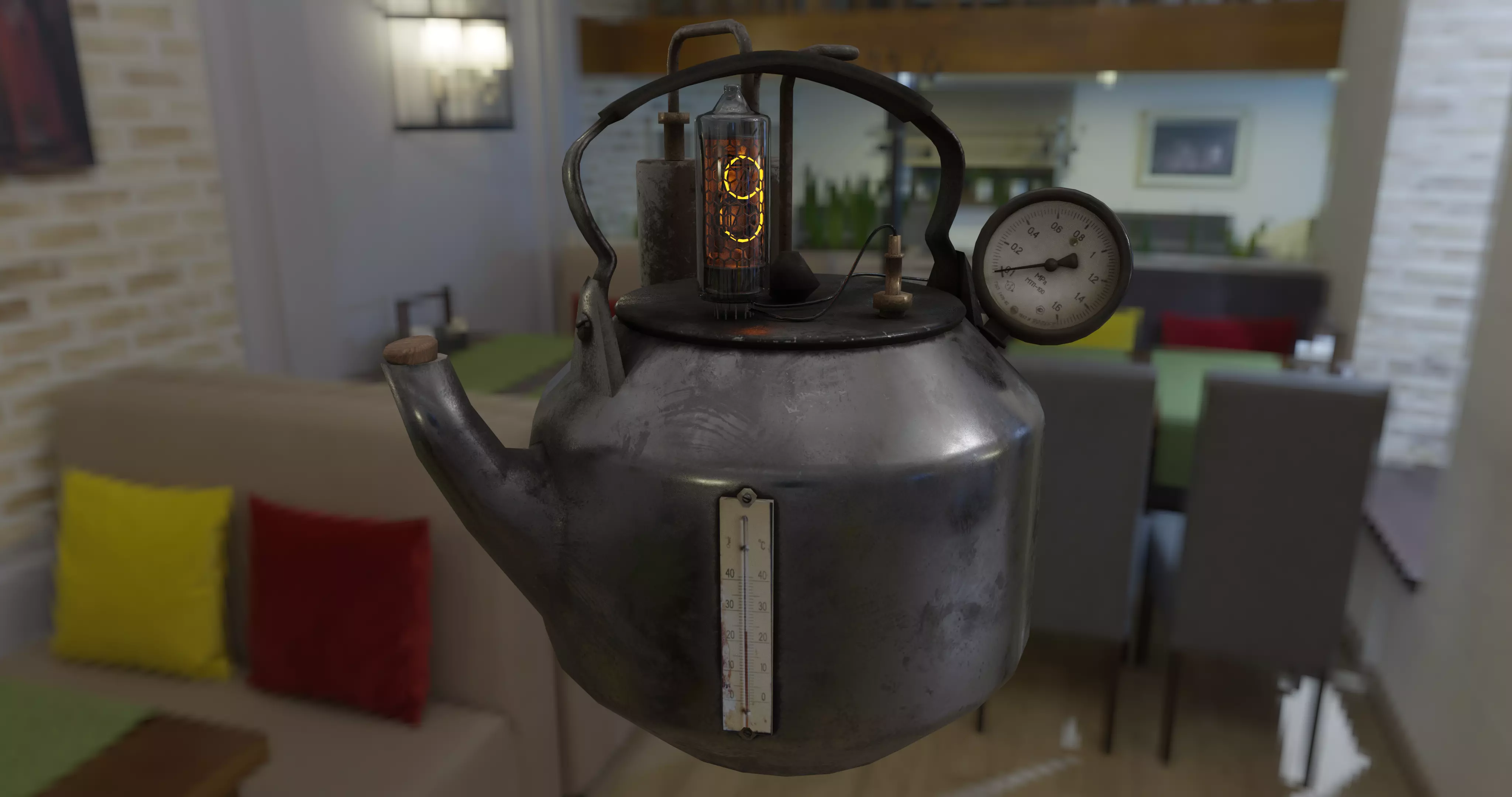 sci-fi kettle 3D model_0
