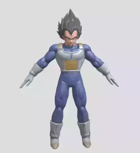 Vegeta jump force 3D model