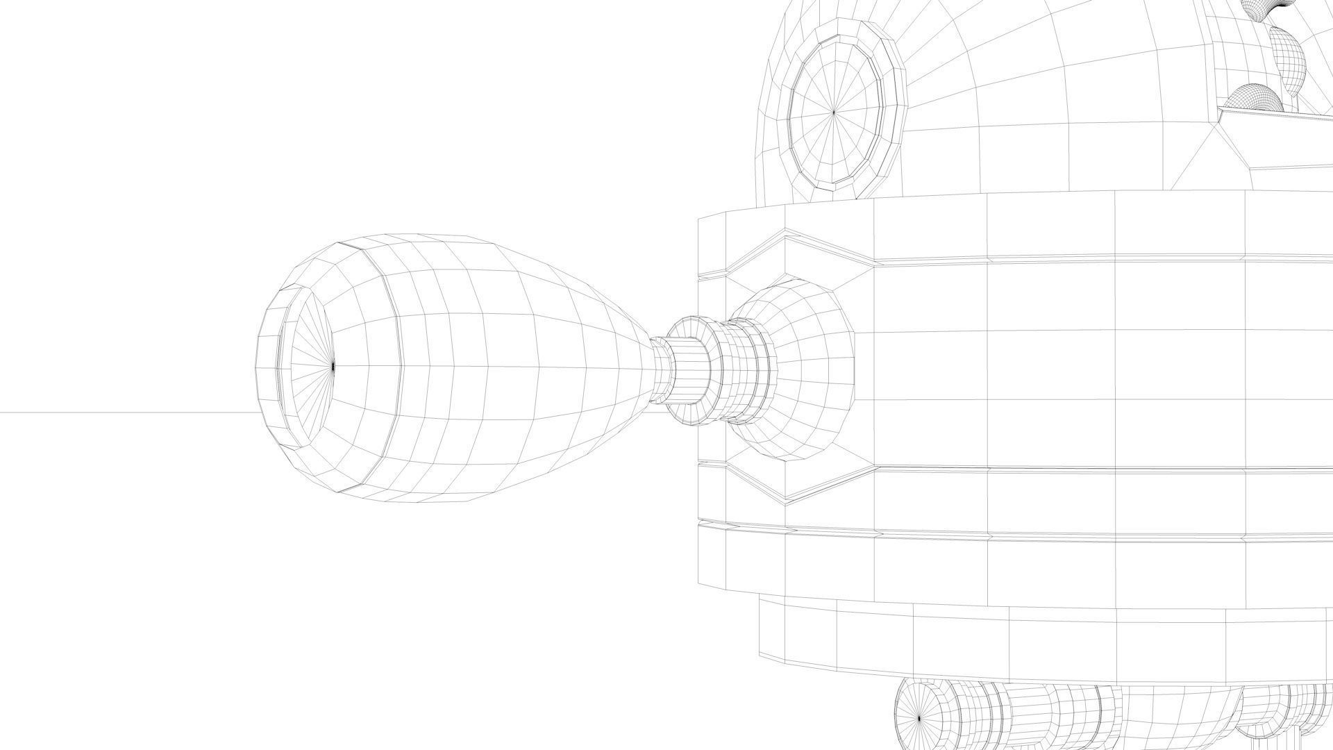 Robot Low-poly 3D model_22