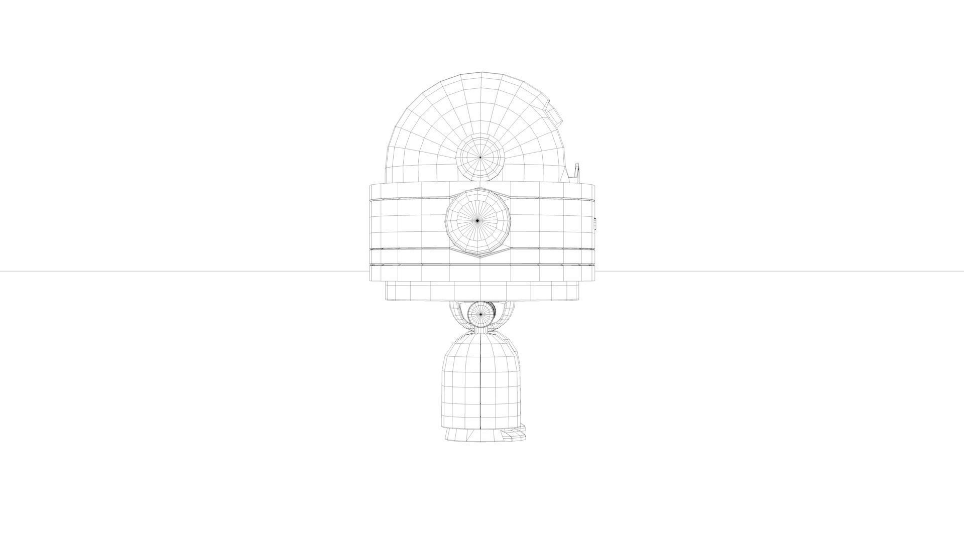 Robot Low-poly 3D model_19