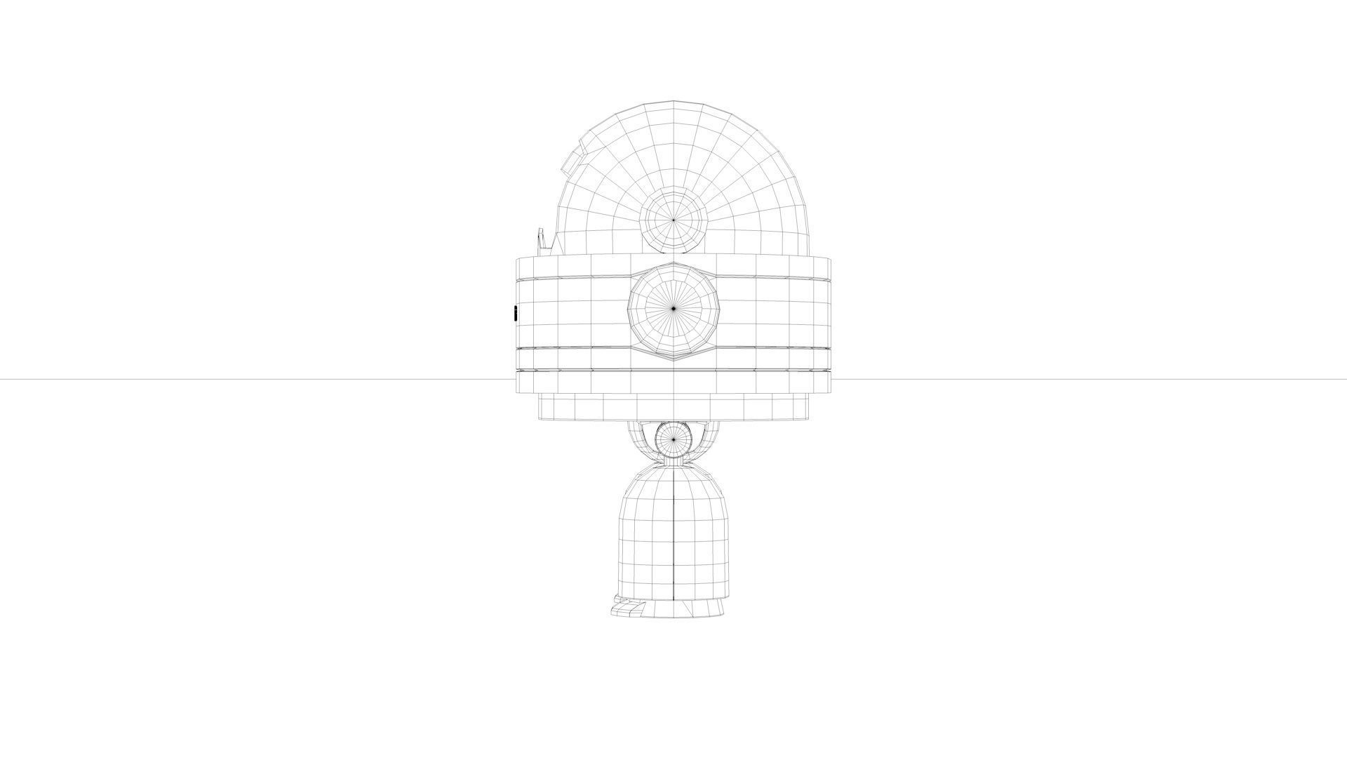 Robot Low-poly 3D model_15