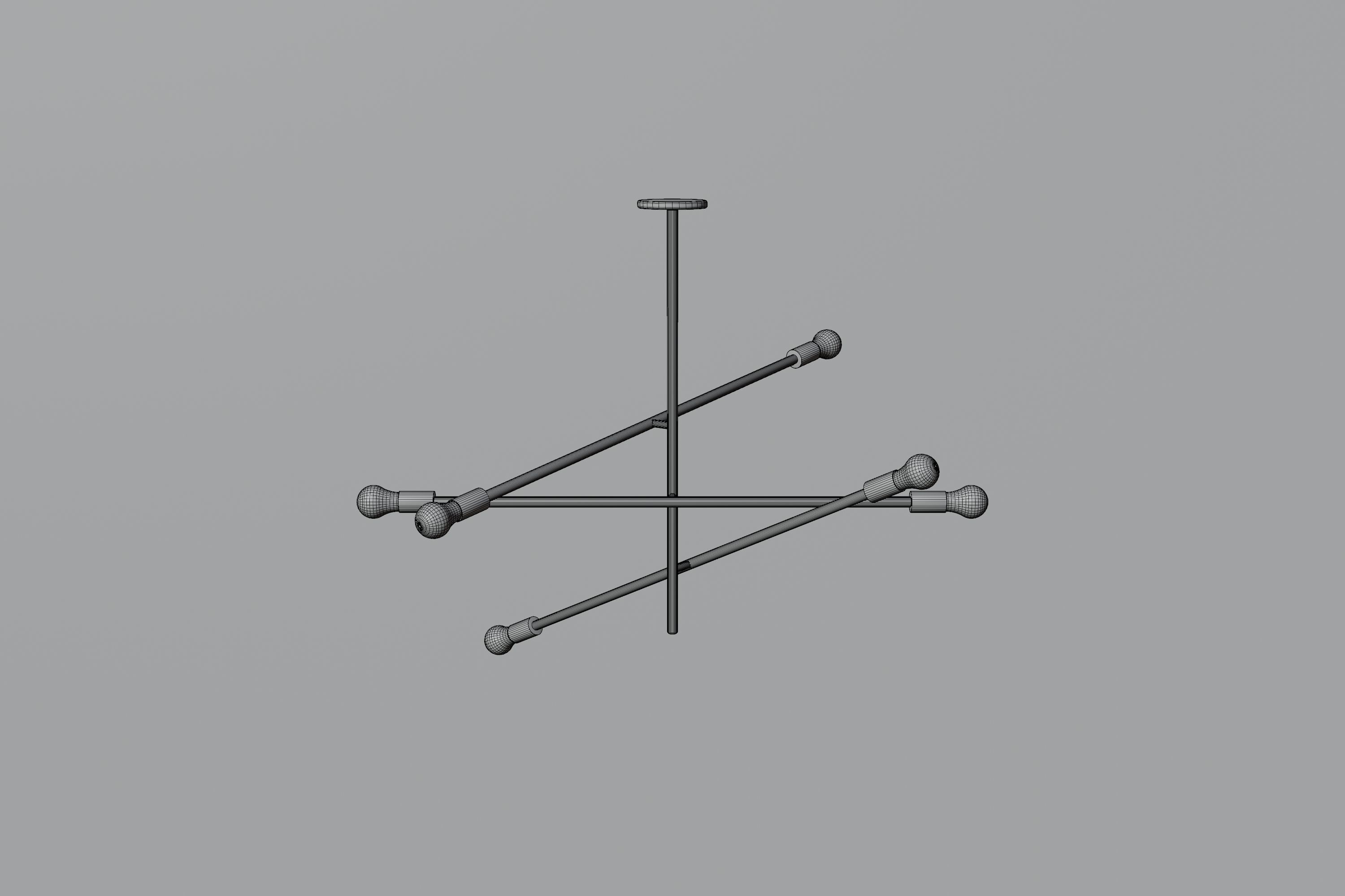 Free Ceiling Lamp Free low-poly 3D model_1