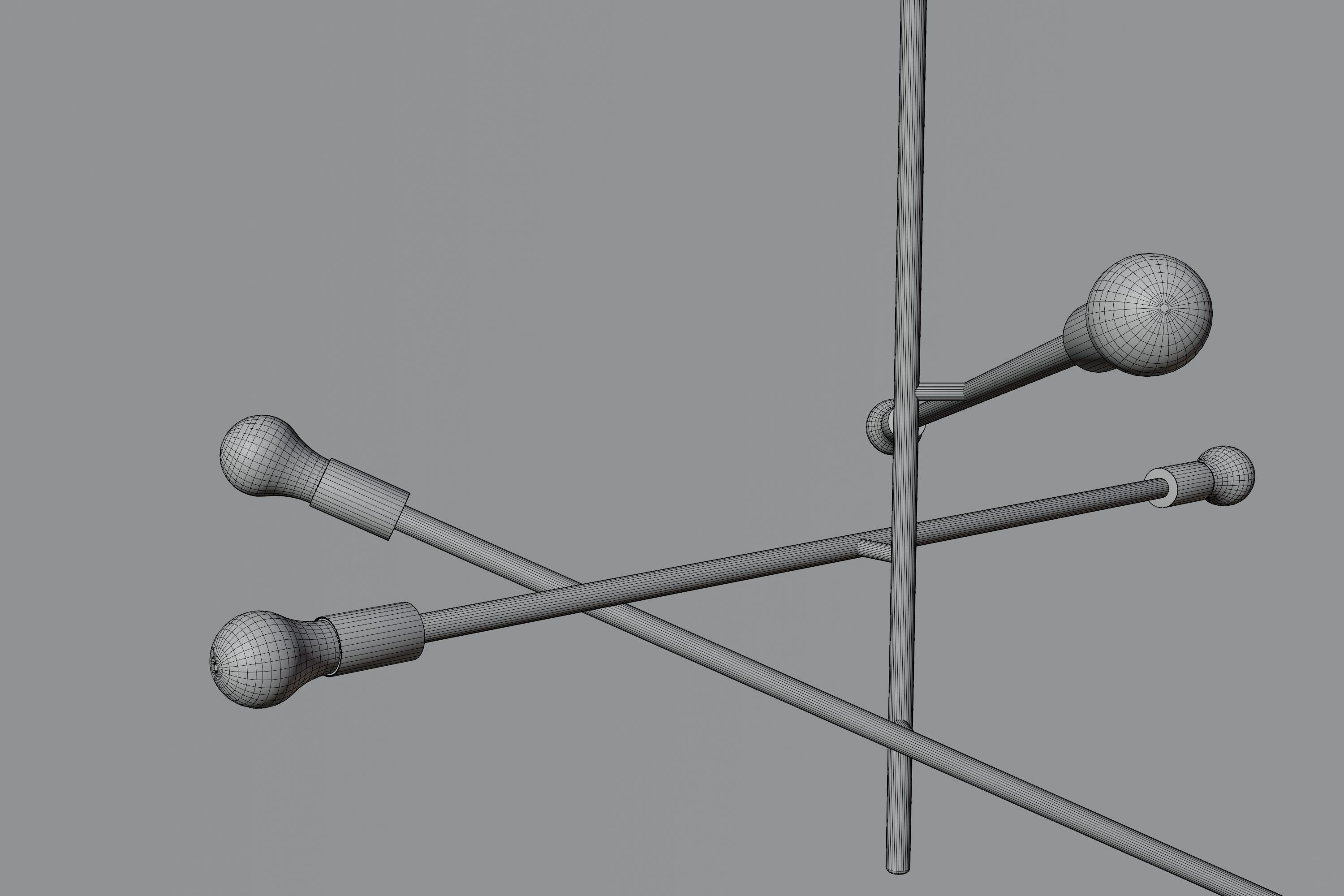 Free Ceiling Lamp Free low-poly 3D model_9