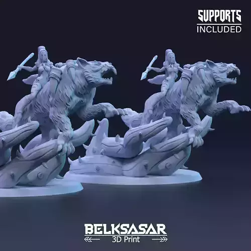 Wolf Rider Leshanna Normal and Nude