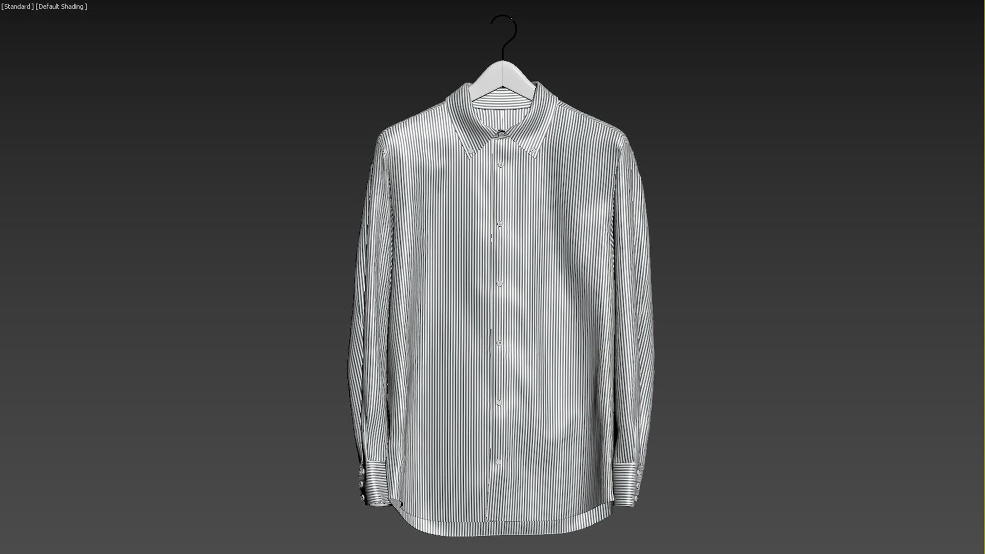 Shirt on Hanger 3D model_15