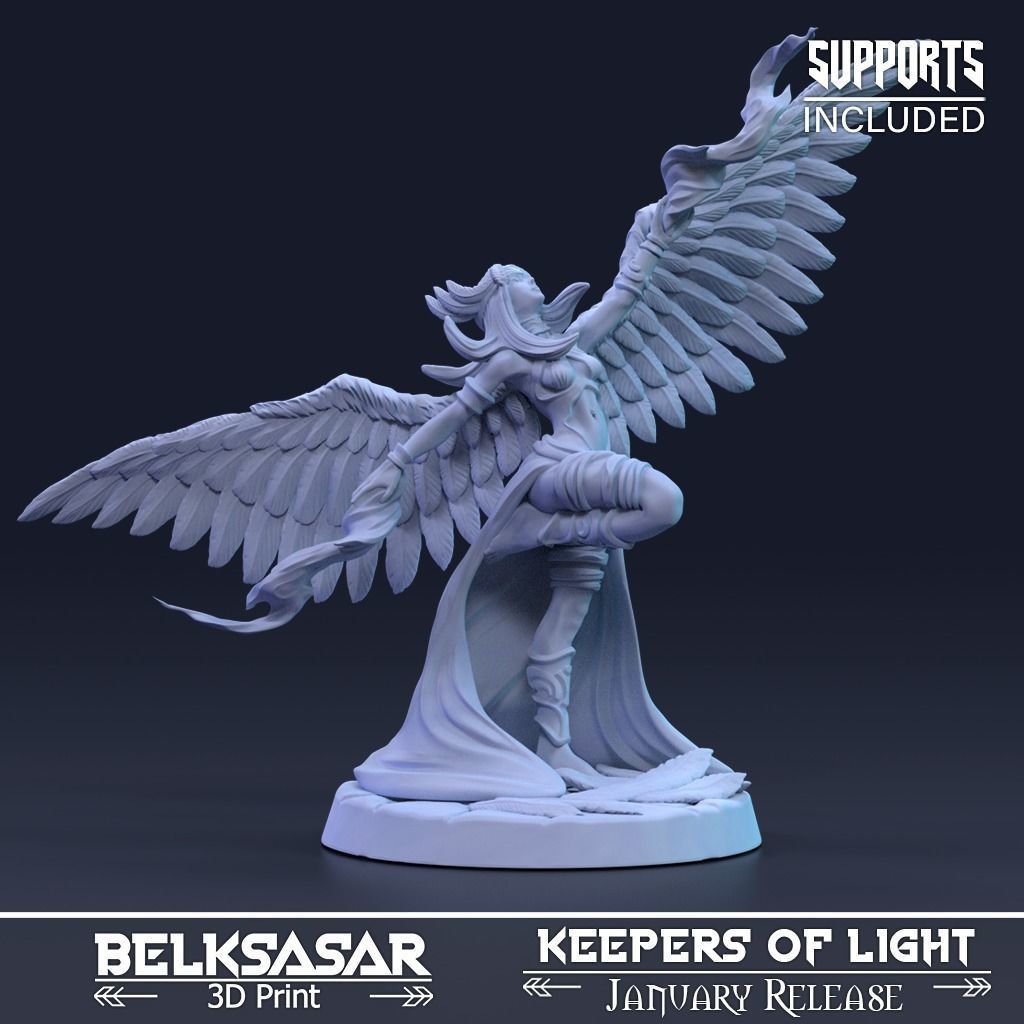 Celestial Fire Bearer 3D print model_2